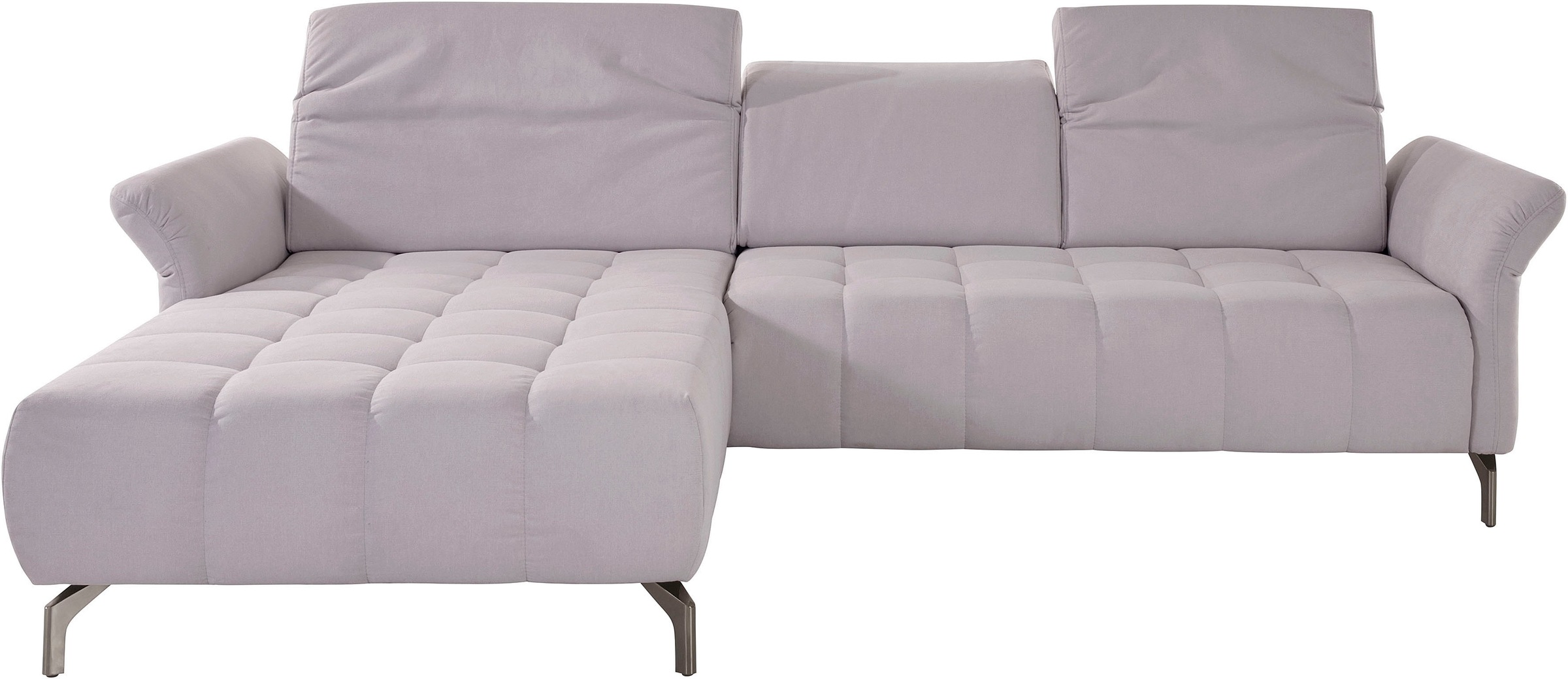 INOSIGN Ecksofa »Fresh L-Form«, Federkern, wahlweise Kopfteilverstellung un günstig online kaufen