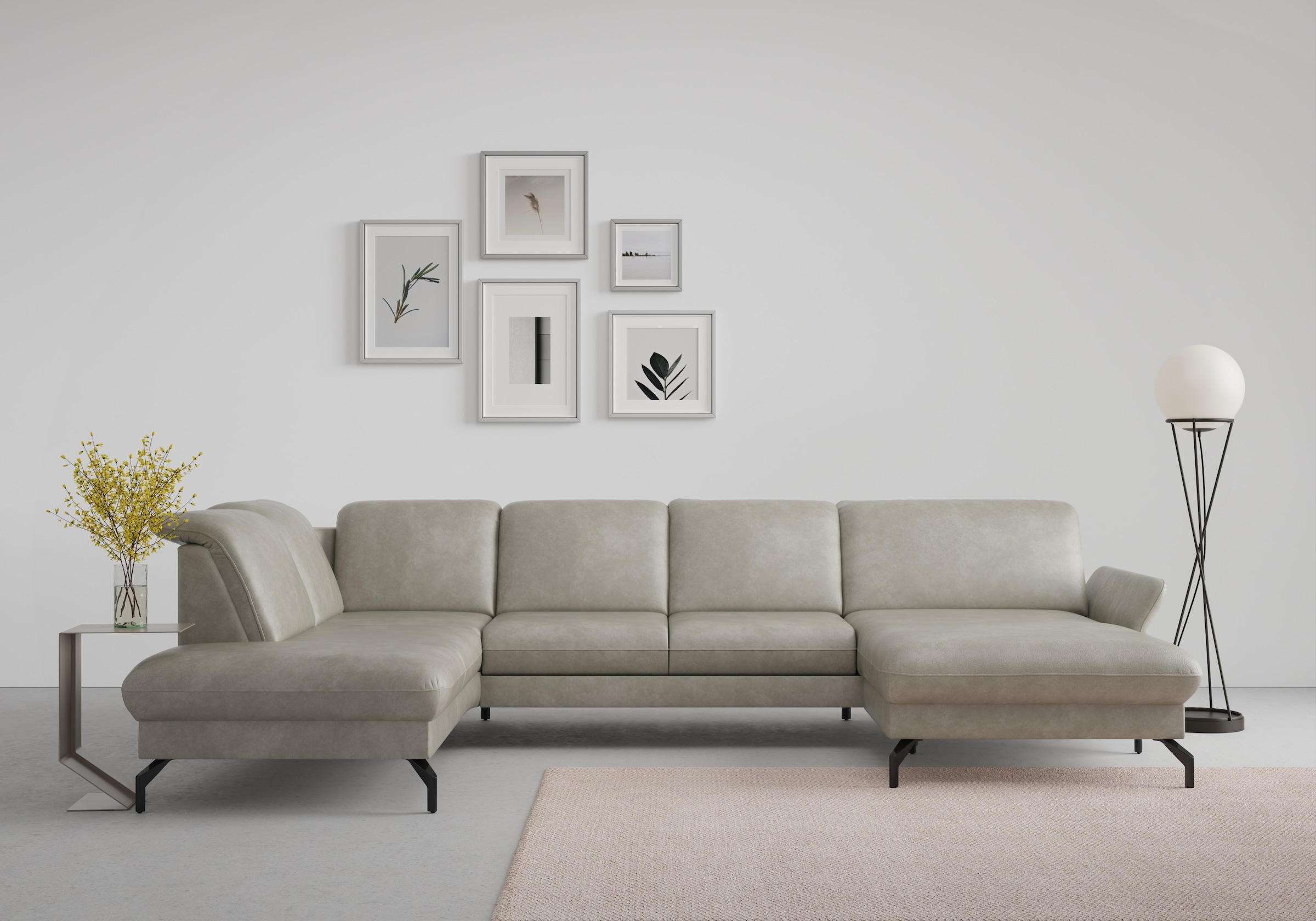 sit&more Wohnlandschaft "Fashion U-Form", wahlweise mit Kopfteilverstellung günstig online kaufen