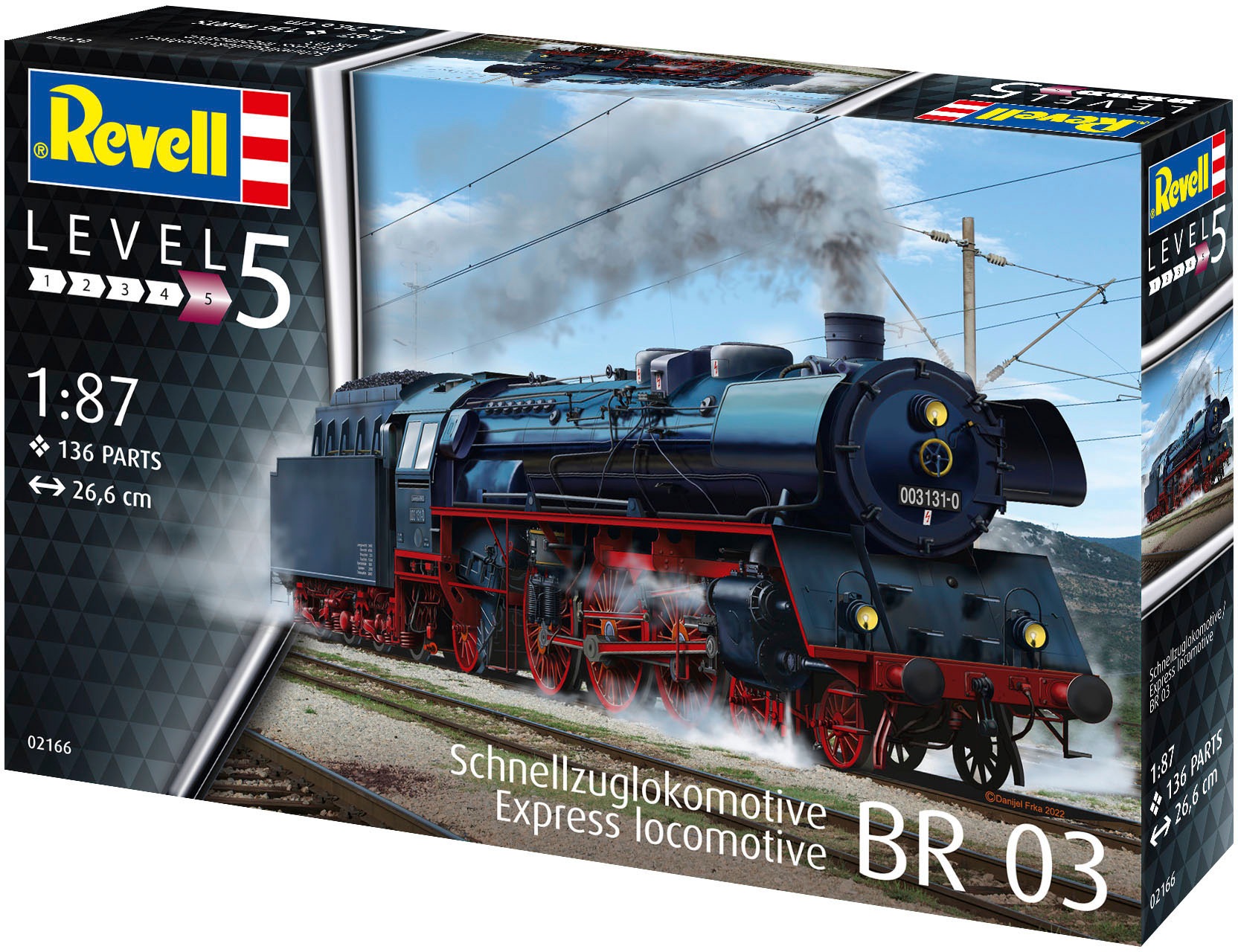 Revell® Modellbausatz »H0 Schnellzuglokomotive BR03« 1:87 Made in Europe