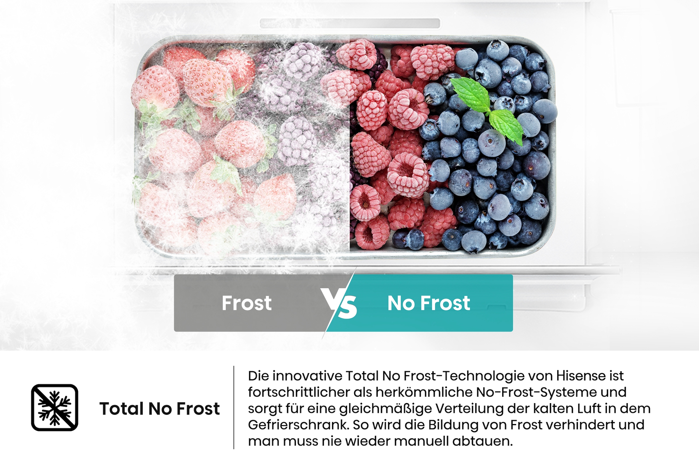 Hisense Side-by-Side »RS5P528STIE« 178,6 cm hoch 91,1 cm breit Wasser-& Eisspender