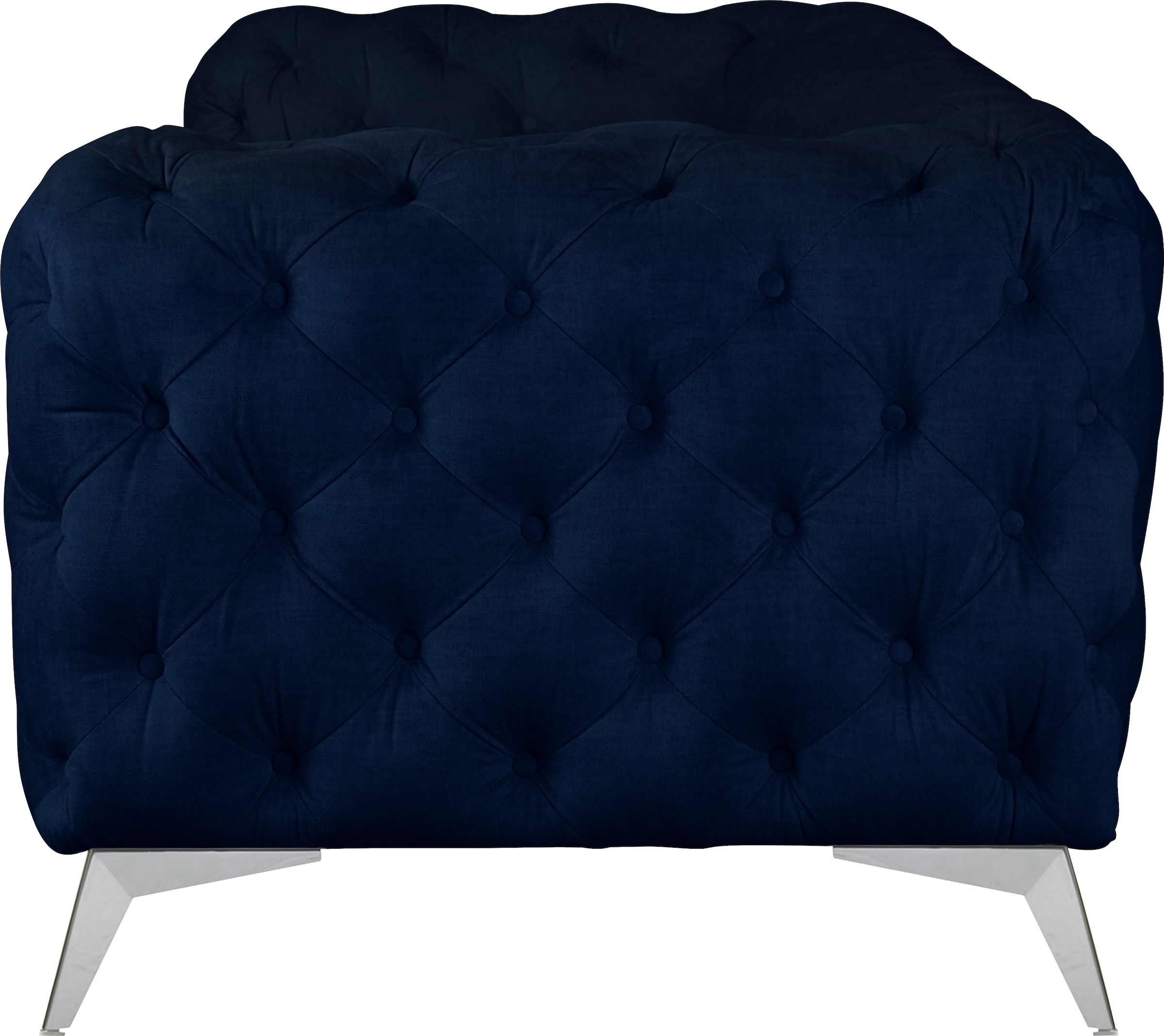 Leonique Chesterfield-Sofa »Glynis«, aufwändige Knopfheftung, moderne Chesterfield Optik, Fußfarbe wählbar