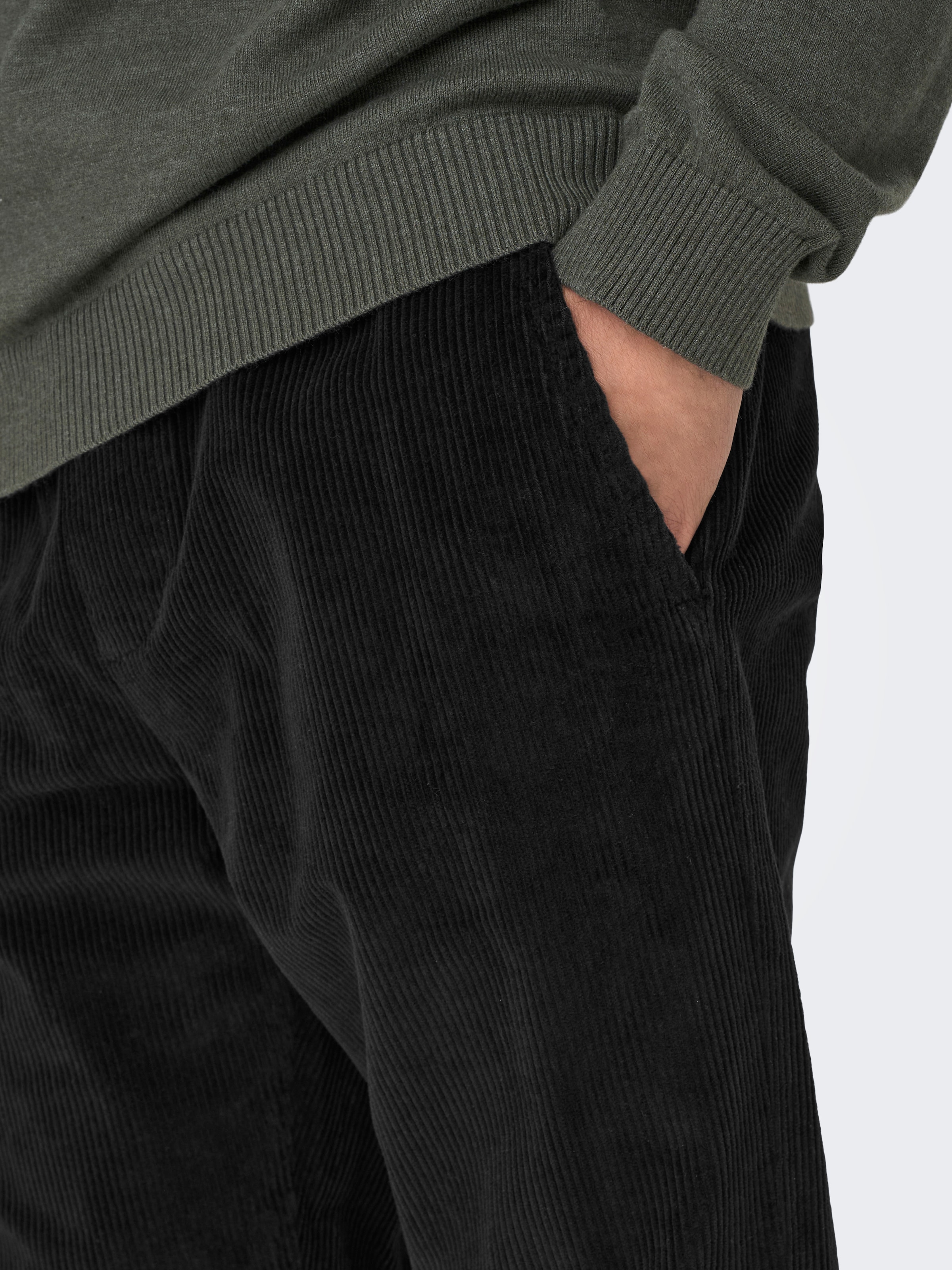 ONLY & SONS Cordschlupfhose »ONSLINUS TAP CORDUROY 0185 PANT NOOS«  Baumwollmischung, regular fit