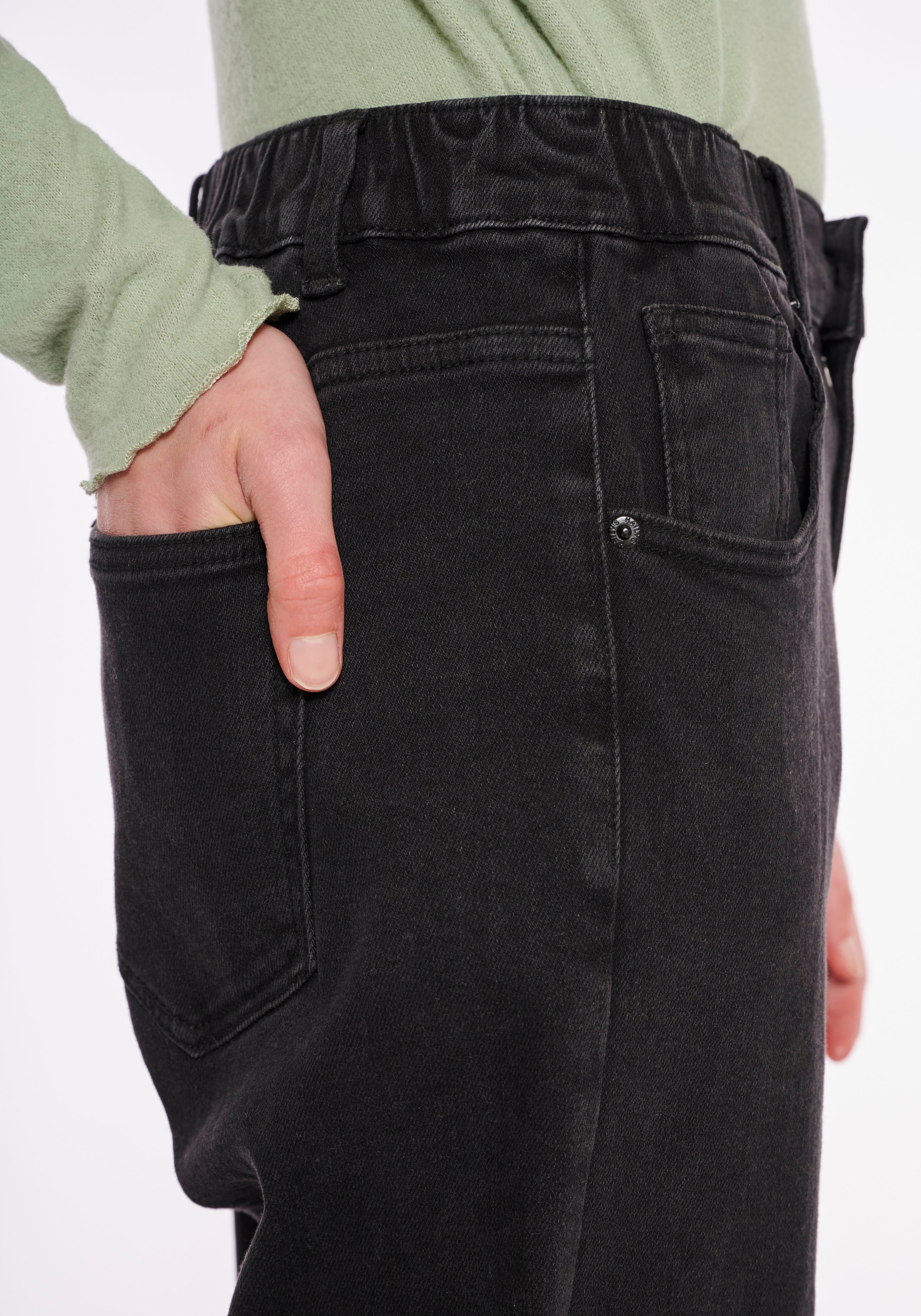 HaILY’S High-waist-Jeans »LG HW C JN Mirell«, mit Gummizug am Bund