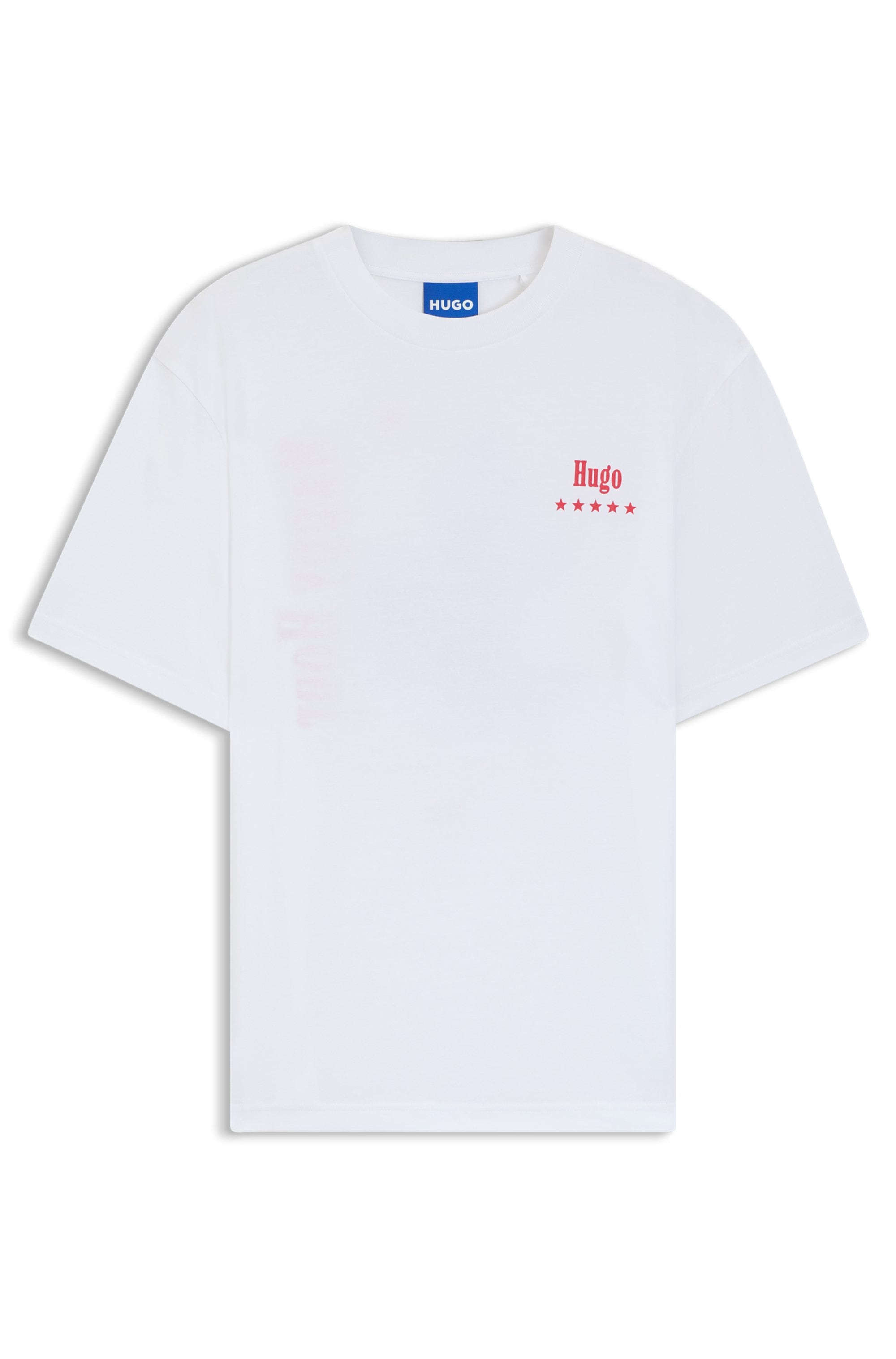 HUGO T-Shirt »Nucavo« mit Artwork, regular fit