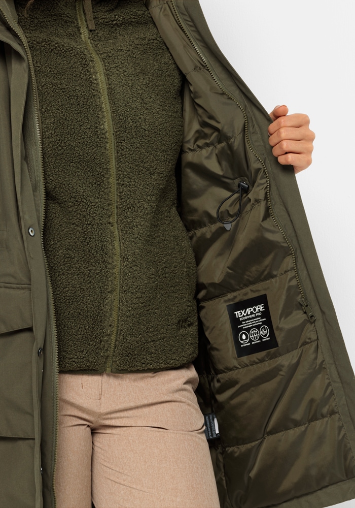 Jack Wolfskin Funktionsparka »EISWALD 3IN1 PARKA W«, mit Kapuze