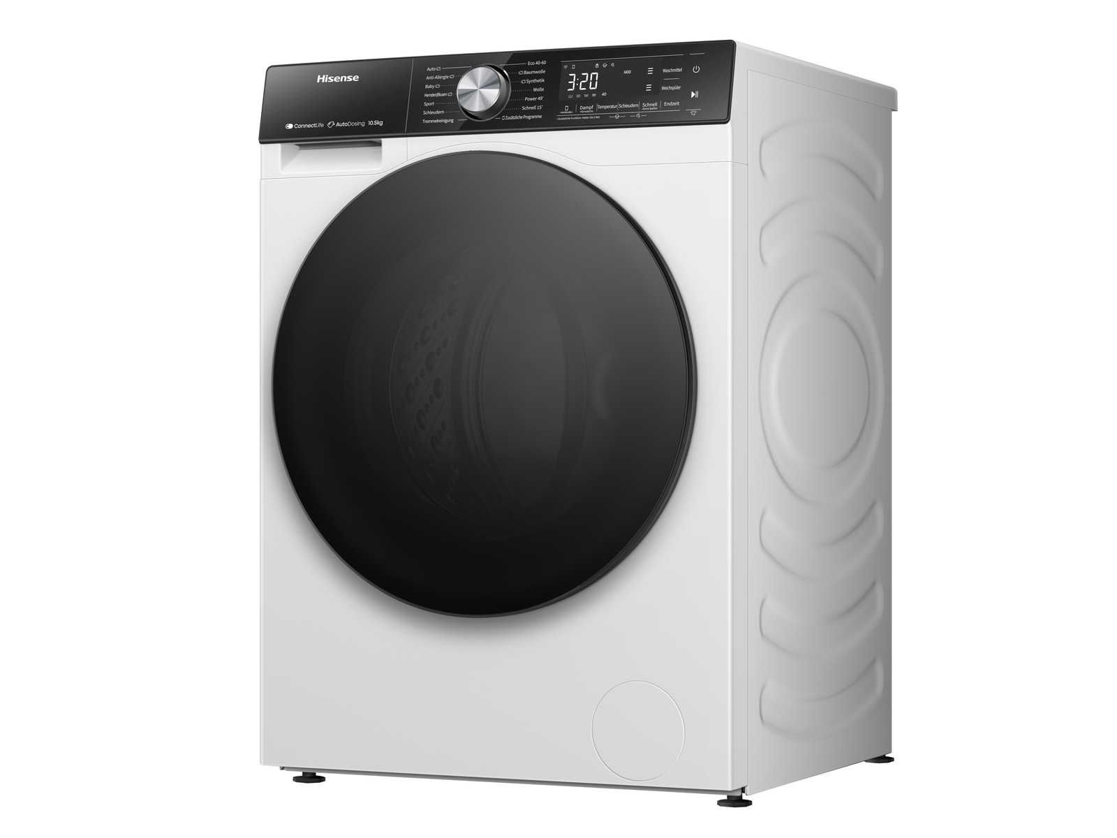 Hisense Waschmaschine »WF5S1045BW«, 10,5 kg, 1400 U/min, AutoDosing