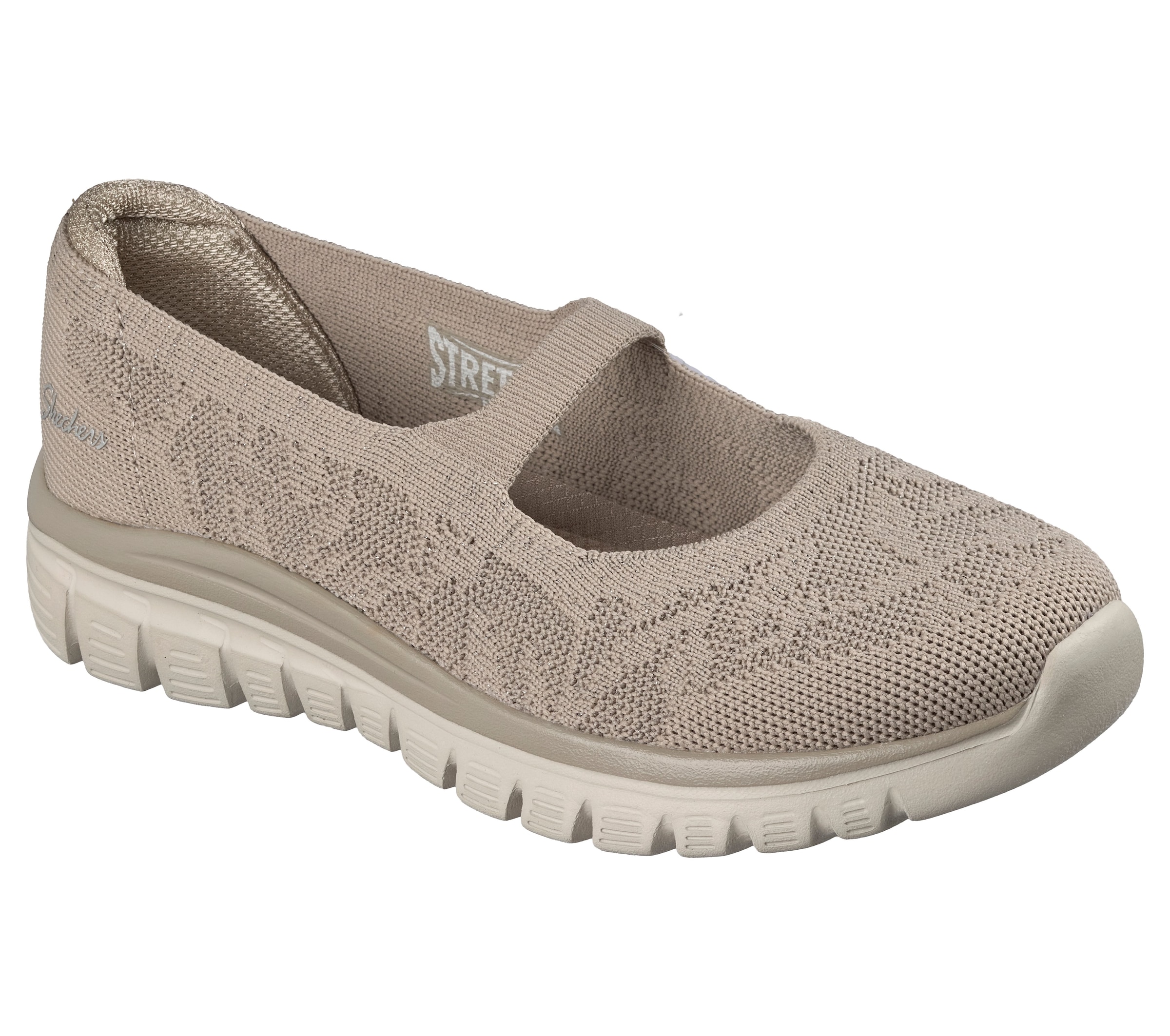 Skechers Ballerina »GRACEFUL«  Freizeitschuh, Schlupfschuh, Slipper mit Stretch-Fit