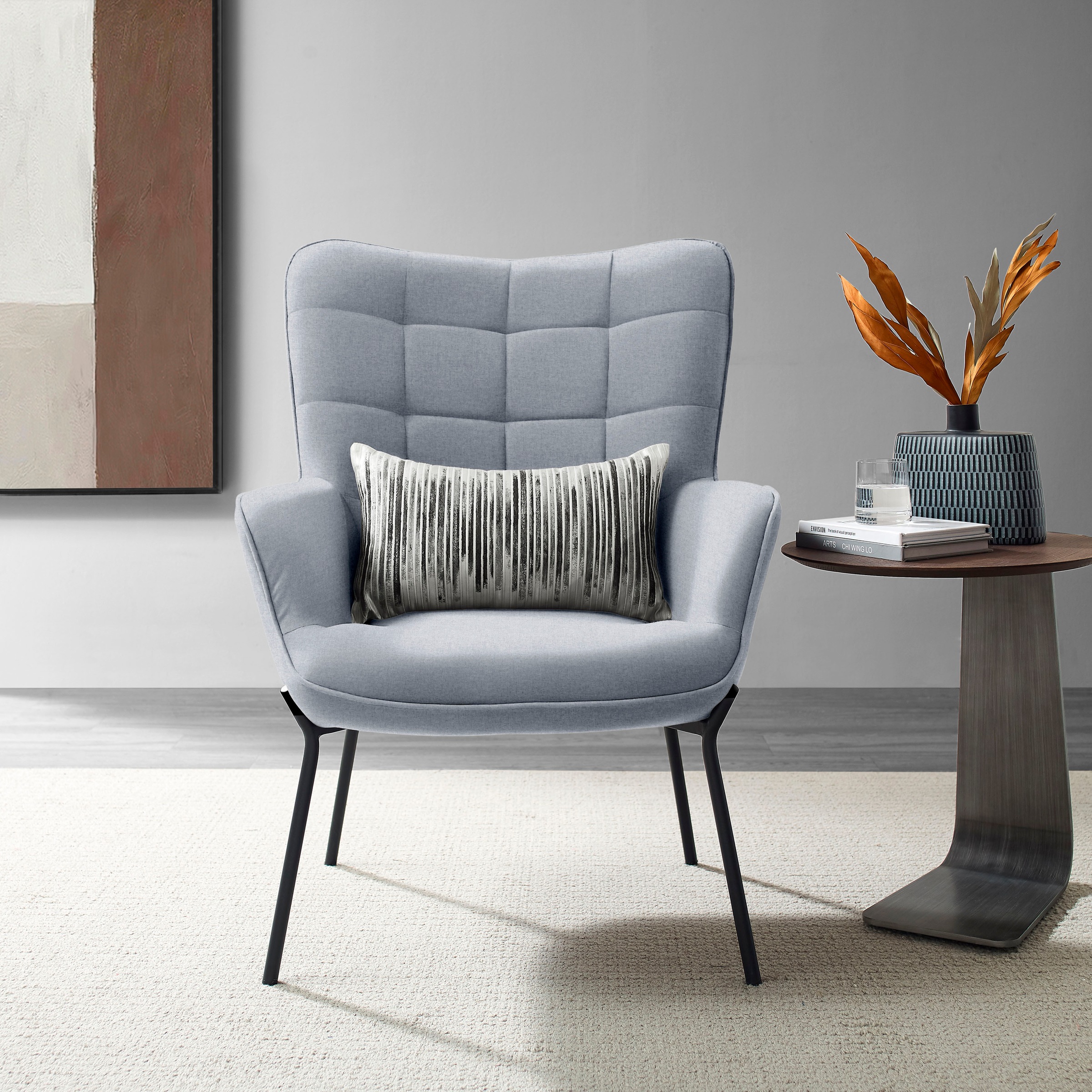 OTTO products Loungesessel »Luukas, Ohrensessel mit Metallbeinen,«, (1 St.) günstig online kaufen