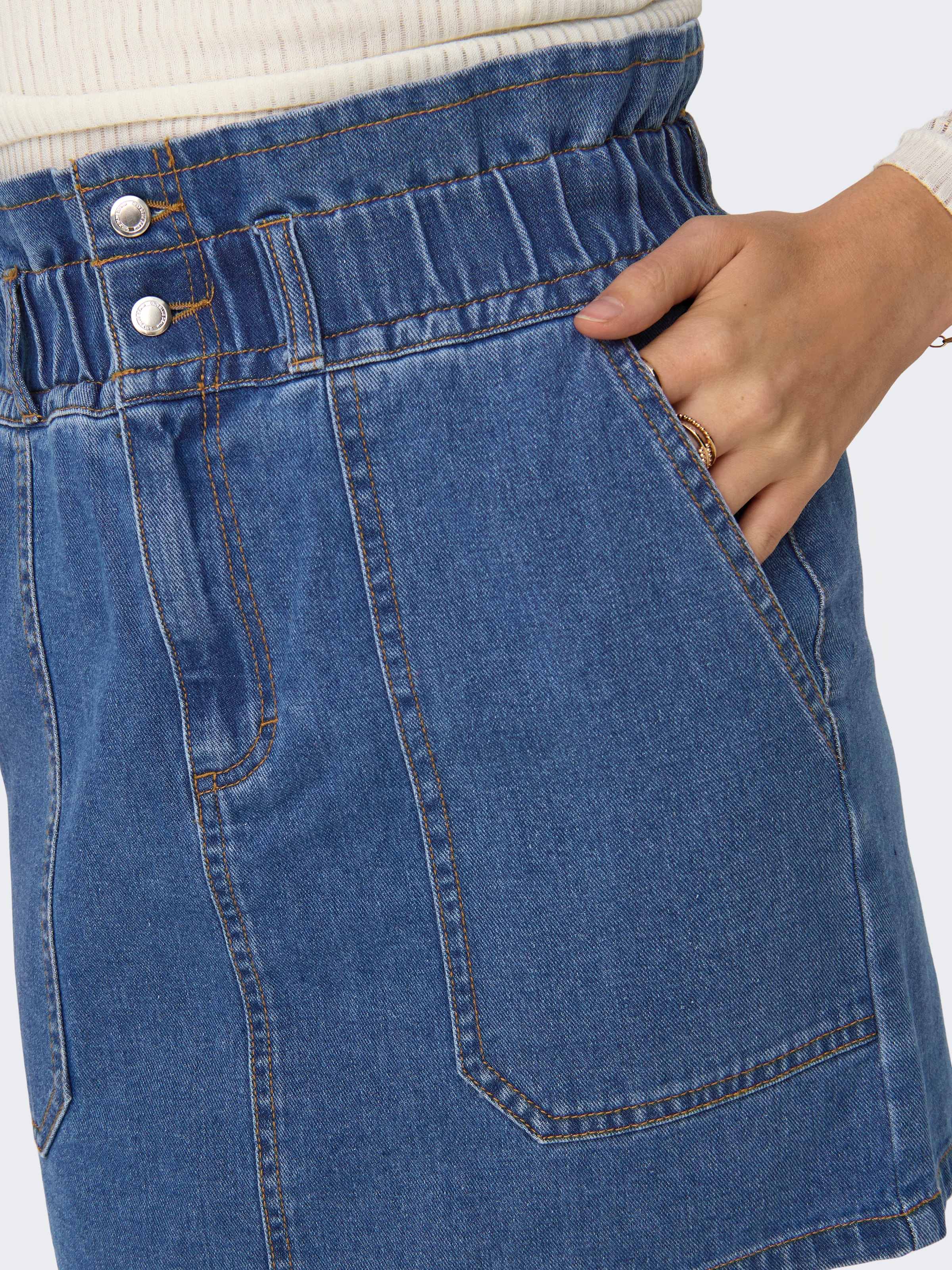 ONLY Jeansrock »ONLMILLIE HW MINI CARGO PB DNM SKIRT BJ«
