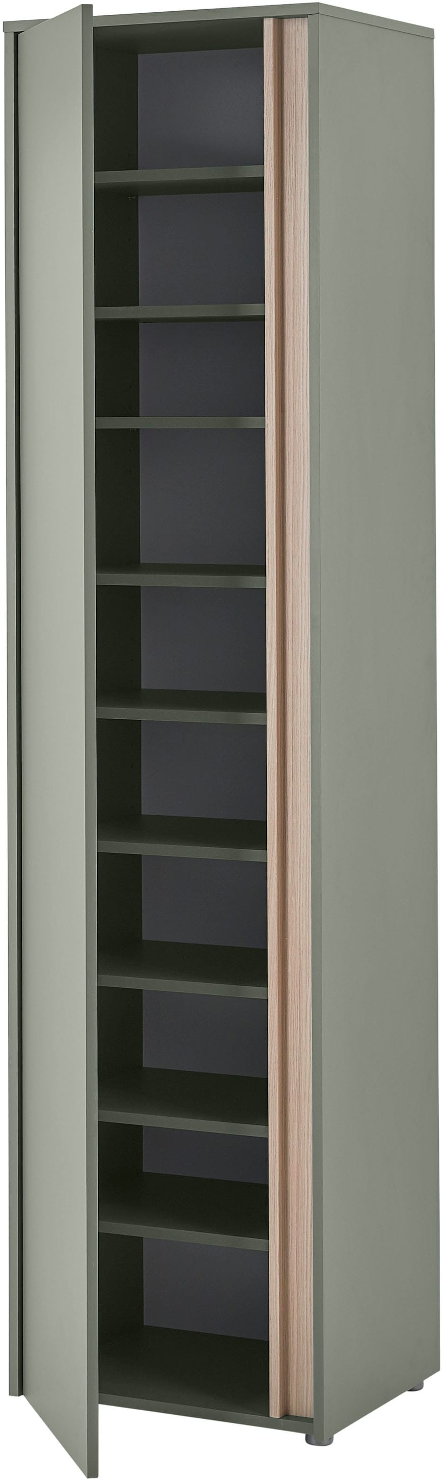 INOSIGN Garderobenschrank »GiRON/CiTY, moderner Schrank, Schuhschrank mit Stauraum«, 9 Einlegeböden, 10 Fächer, Tür beidseitig montierbar, 50 cm breit