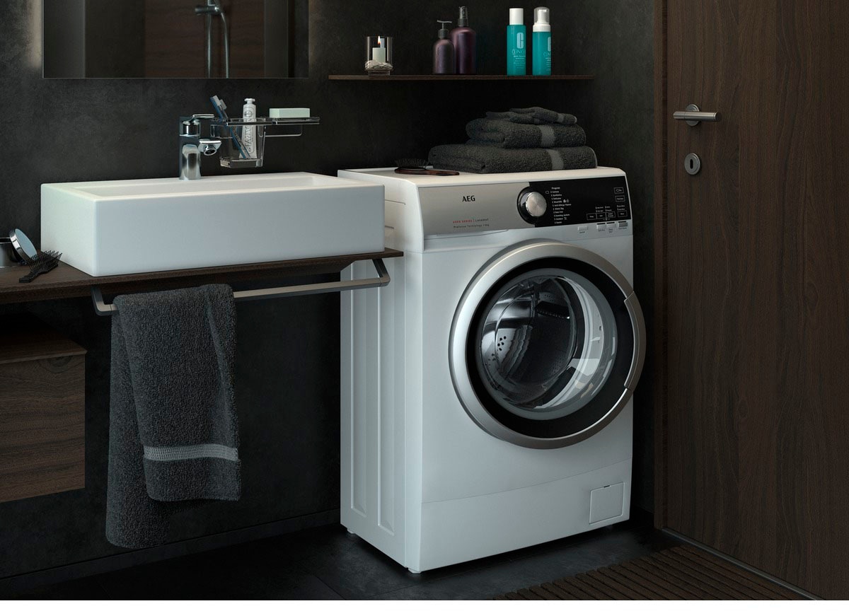 AEG Waschmaschine 6000 »L6SEA74470«, 7 kg, 1400 U/min, Serie 6000 im SlimDesign