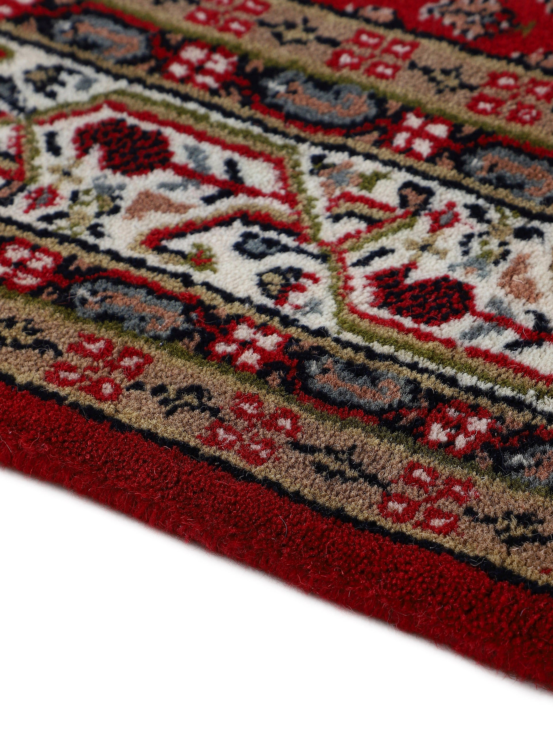 Woven Arts Orientteppich »Orientteppich Mir«, rechteckig, 15 mm Höhe, handgeknüpft, Wohnzimmer, reine Wolle