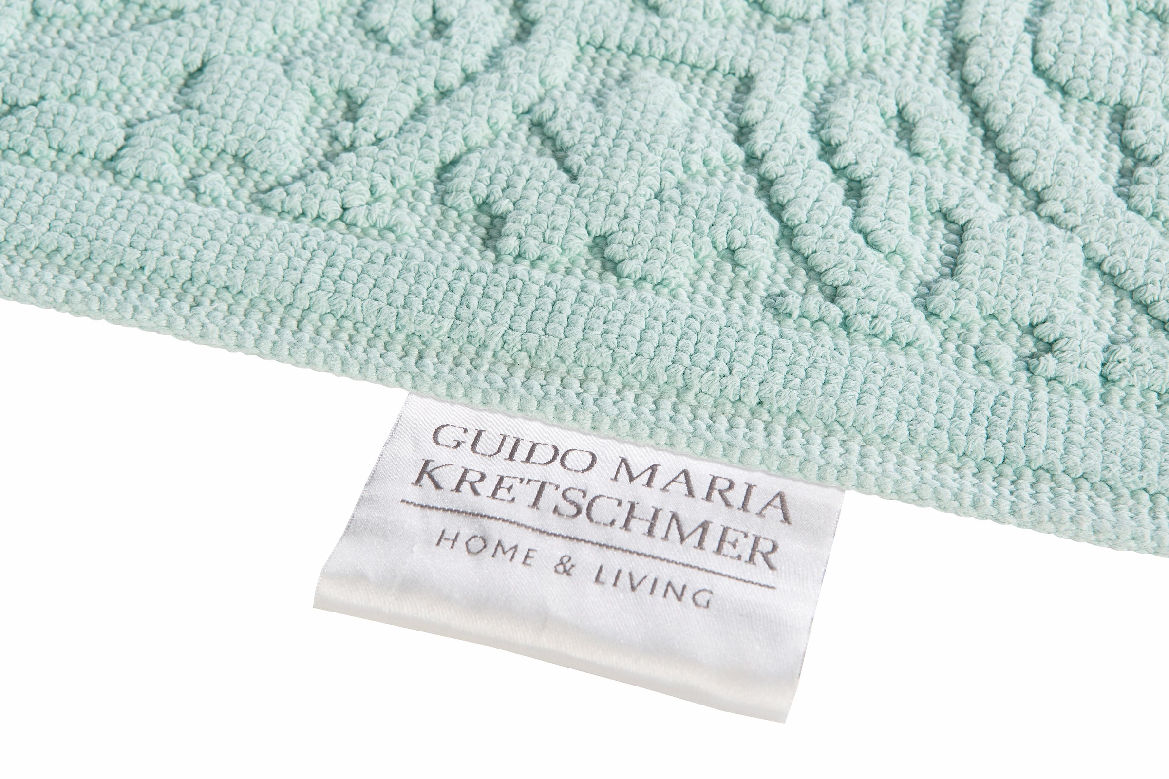 Guido Maria Kretschmer Home&Living Badematte »Garden Pastels«, Höhe 3 mm, rutschhemmend beschichtet, fußbodenheizungsgeeignet-schnell trocknend-strapazierfähig, Badteppich, Hoch-Tief-Effekte, auch als 2 tlg. Set erhältlich