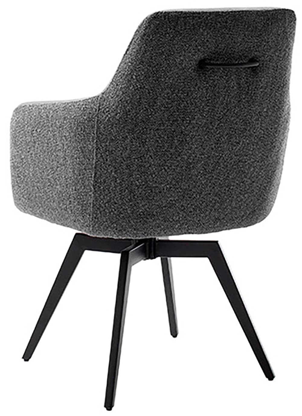 MCA furniture Armlehnstuhl »MILAGRO Esszimmerstuhl (2er Set)«, (Set), 2 St., Strukturstoff, 180° drehbar, Taschenfederkern, Metall, Vintagelook, belastbar 120 kg
