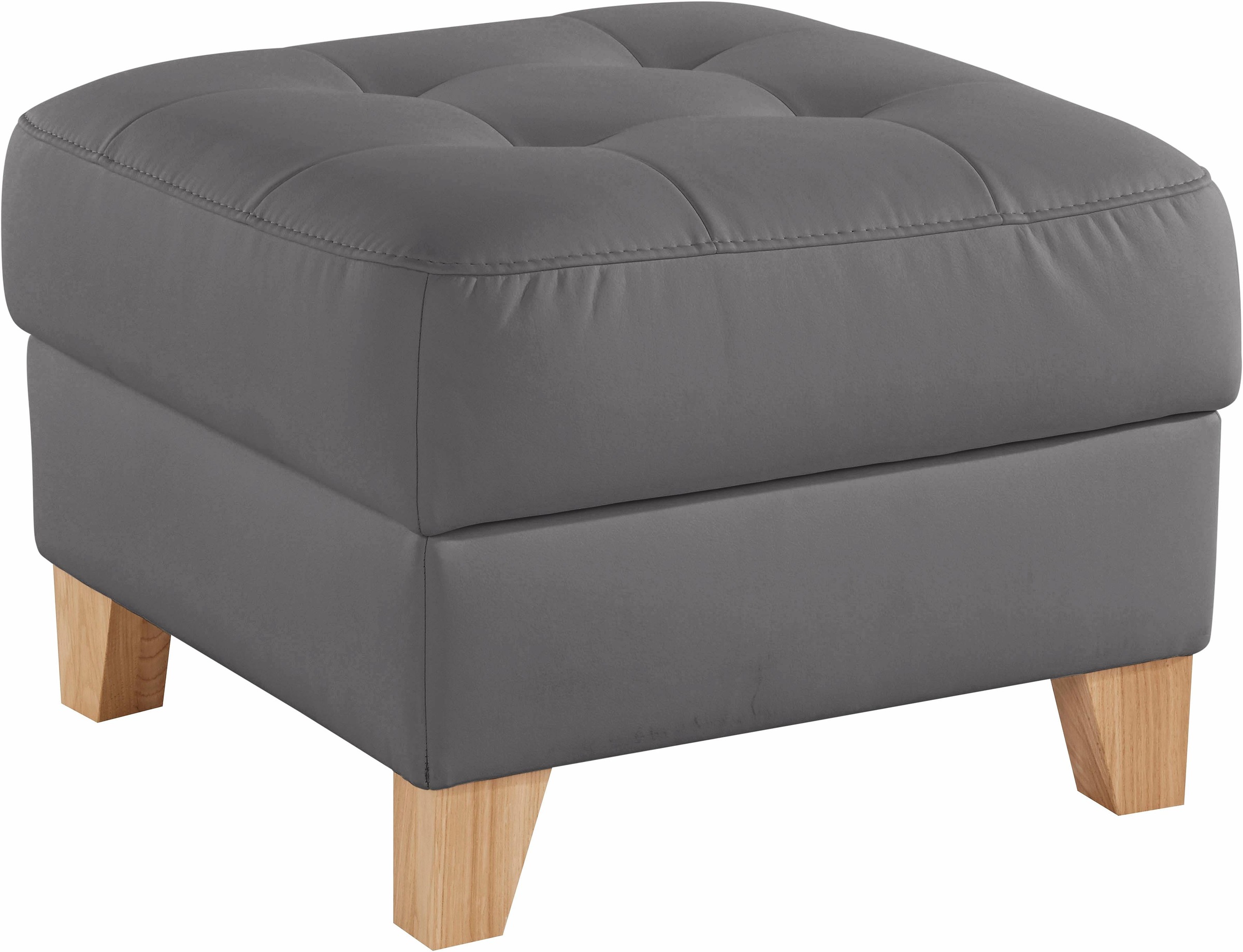 exxpo - sofa fashion Hocker »Elio bequemer Sitzkomfort und aufwendiger Detailverarbeitung«, mit Staufach unter der Sitzfläche