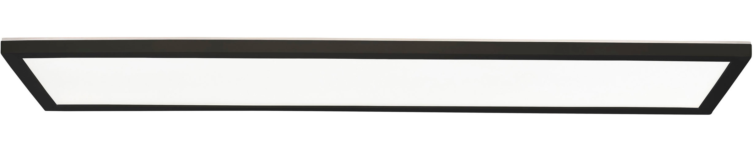 Hanseatic LED Panel »Liuca«, 1 flammig, Leuchtmittel LED-Modul | LED fest integriert, 96 x 25cm, 3000lm, 3000-6500K, dimmbar, CCT über Wandschalter, schwarz
