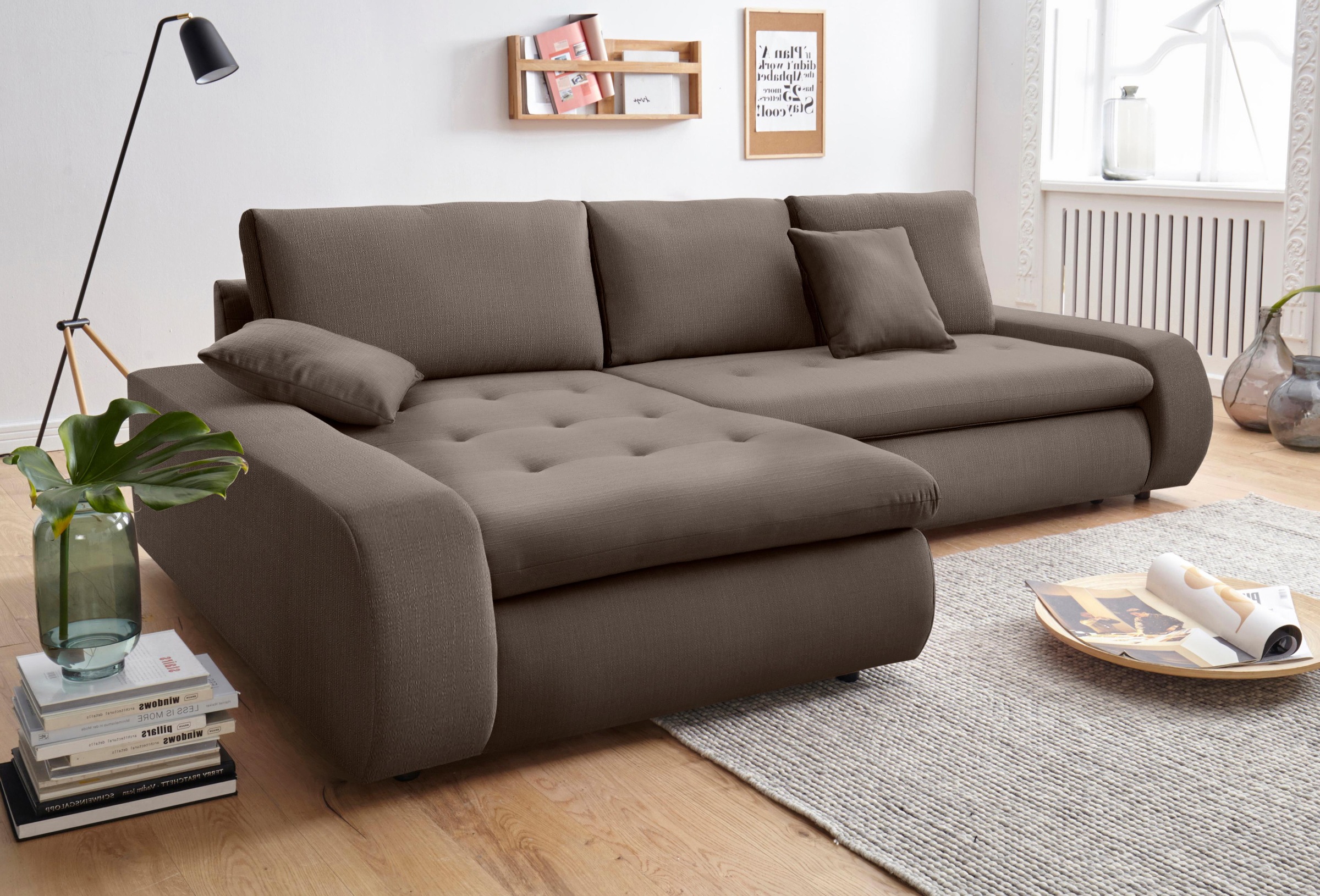 TRENDMANUFAKTUR Ecksofa »Indie II, tolle Detailverarbeitung, bequem und kom günstig online kaufen