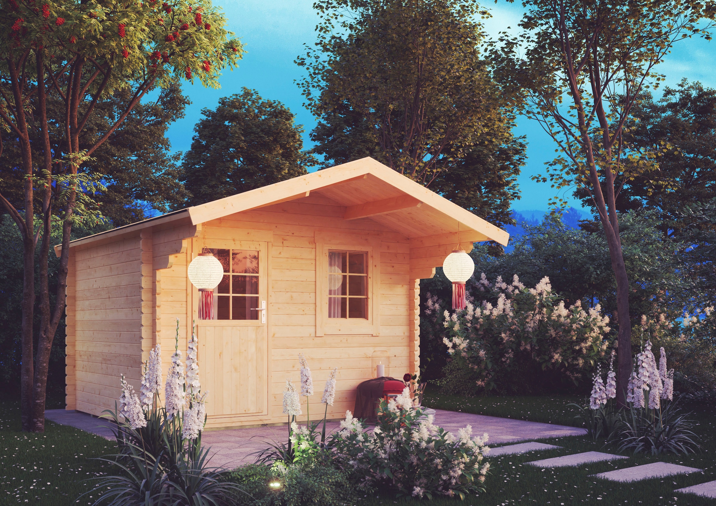 Kiehn-Holz Gartenhaus »Kaisersberg«, Fichtenholz aus naturbelassenem online kaufen