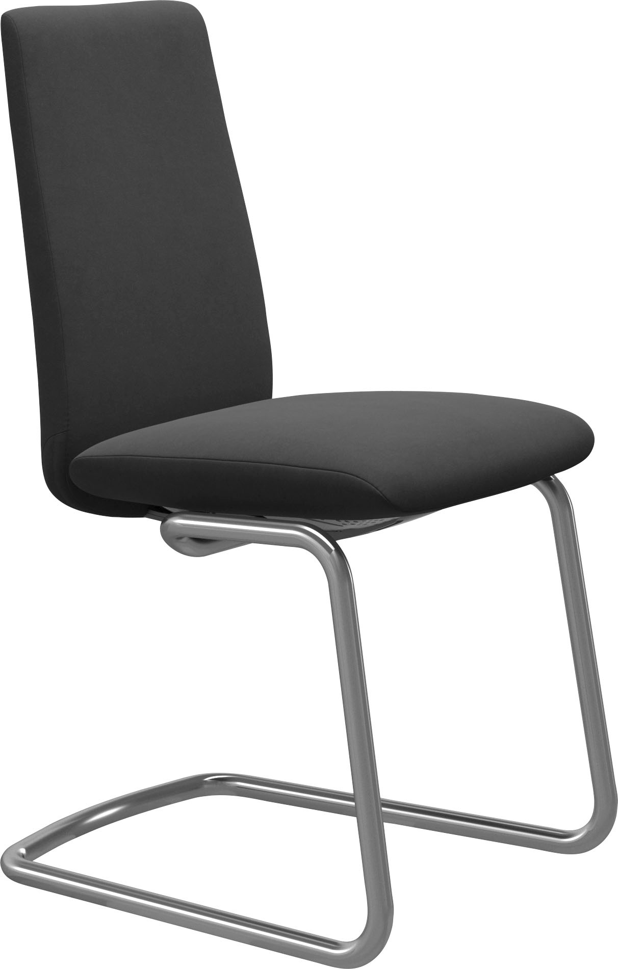 Stressless® Polsterstuhl »Laurel«, Microfaser DINAMICA, Low Back, Größe M, mit Beinen aus Stahl in Chrom glänzend