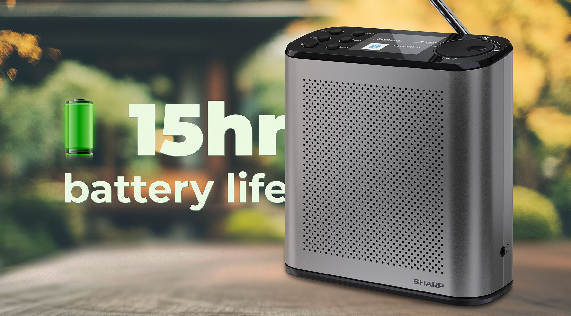 Sharp Digitalradio (DAB+) »DR-P530(GY)« (Bluetooth Digitalradio (DAB+) | UKW mit RDS )