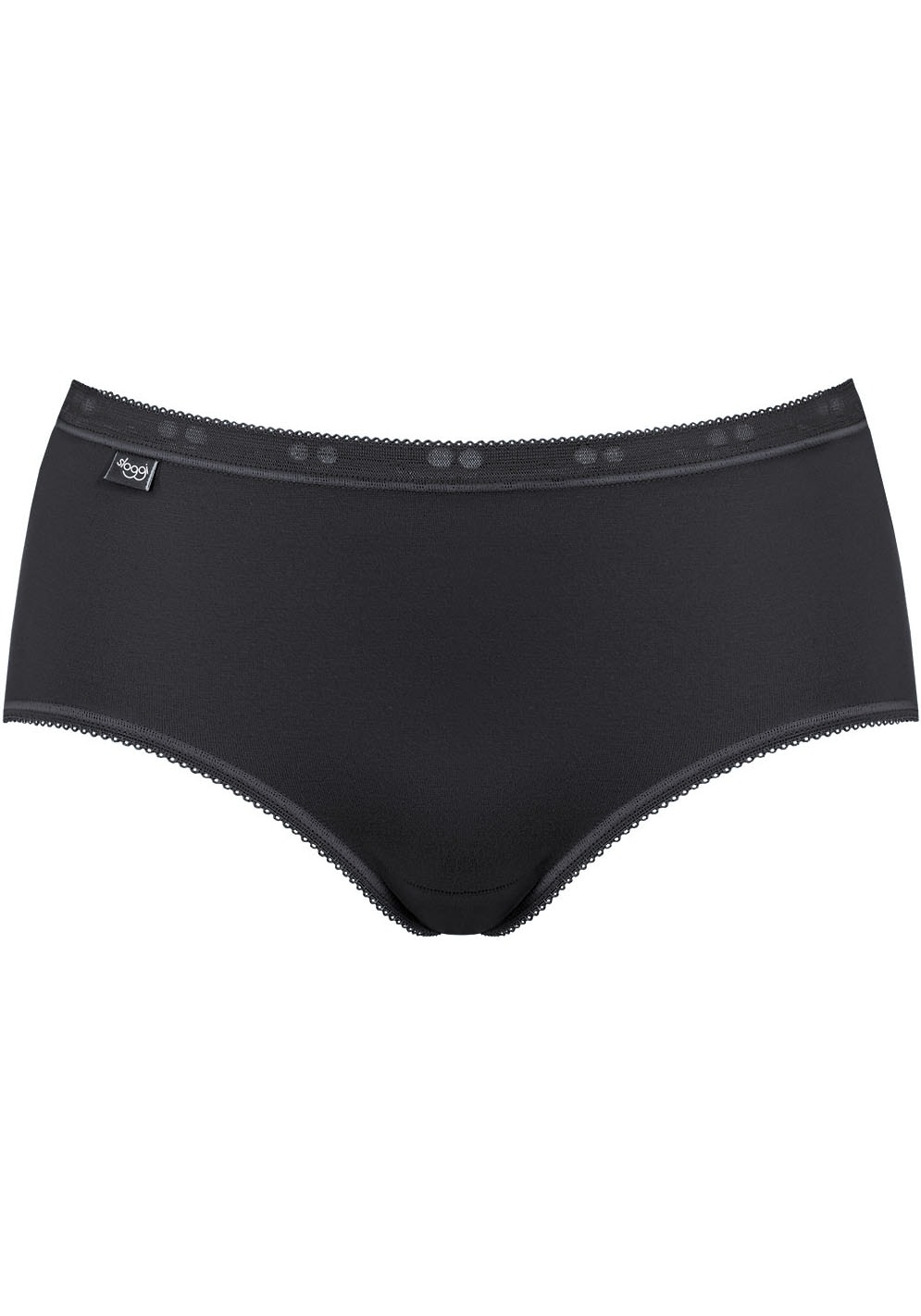 sloggi Midislip »Basic+« 2er Pack,  perfekter Sitz, Baumwollmix, weiche Nähte, elastisch