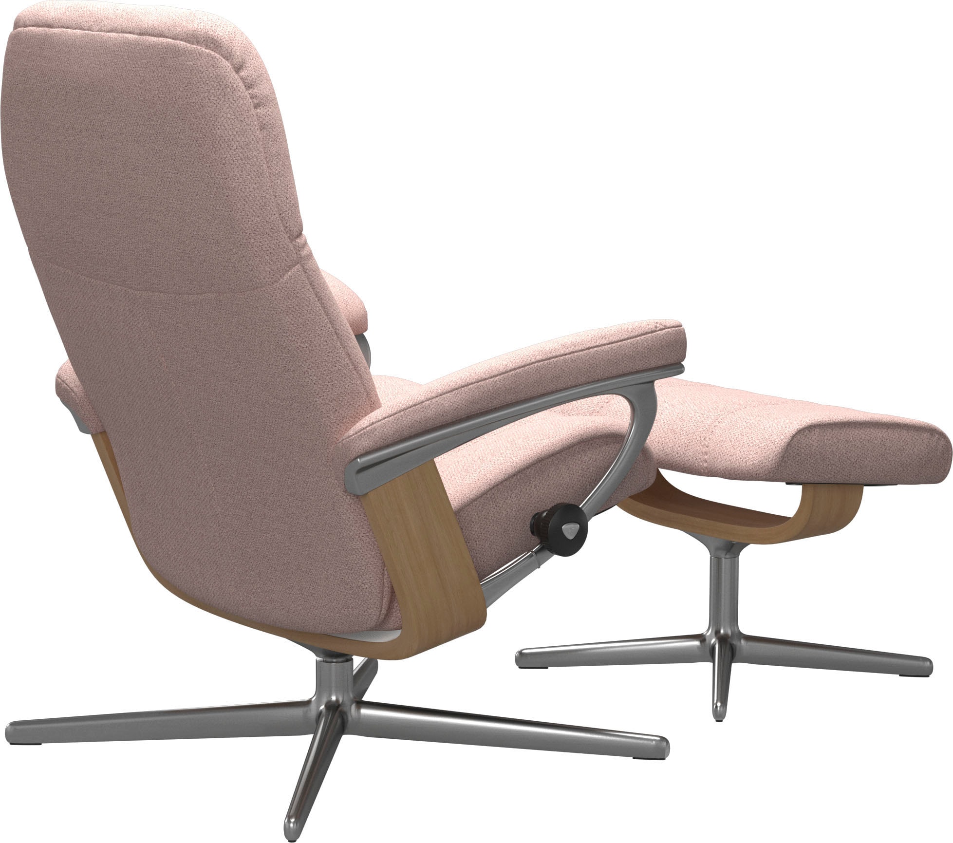 Stressless® Fußhocker »Consul«, mit Cross Base, Größe S, M & L, Holzakzent Eiche