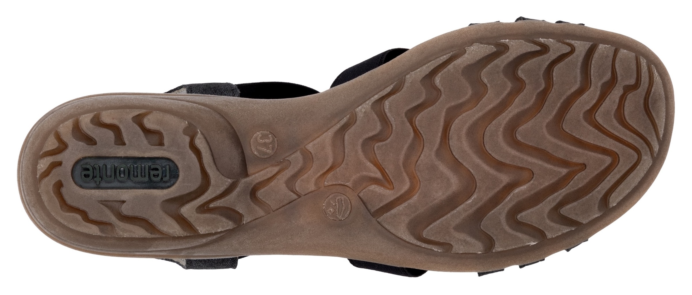 Remonte Riemchensandale, Keilabsatz, Sommerschuh, Sandalette mit Gummizügen