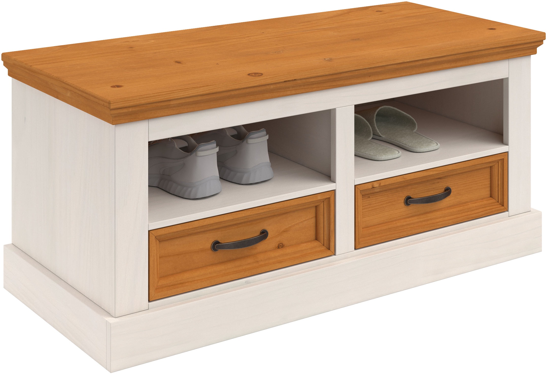 Home affaire Bank »Selma«, mit Stauraum und 2 Schubkästen, Breite 100 cm