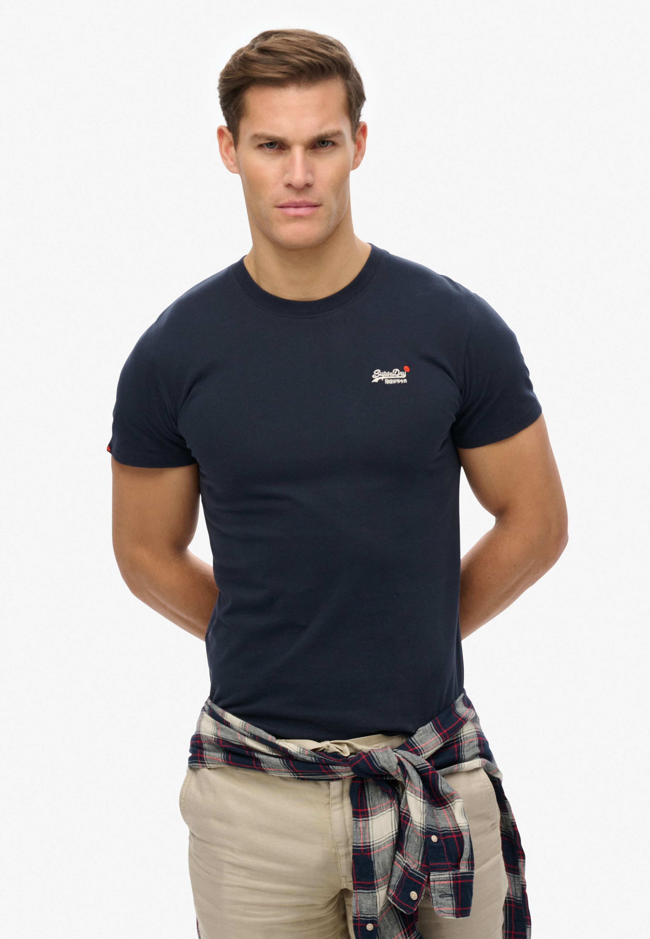 Superdry Rundhalsshirt »ESSENTIAL CONTRAST EMB TEE«