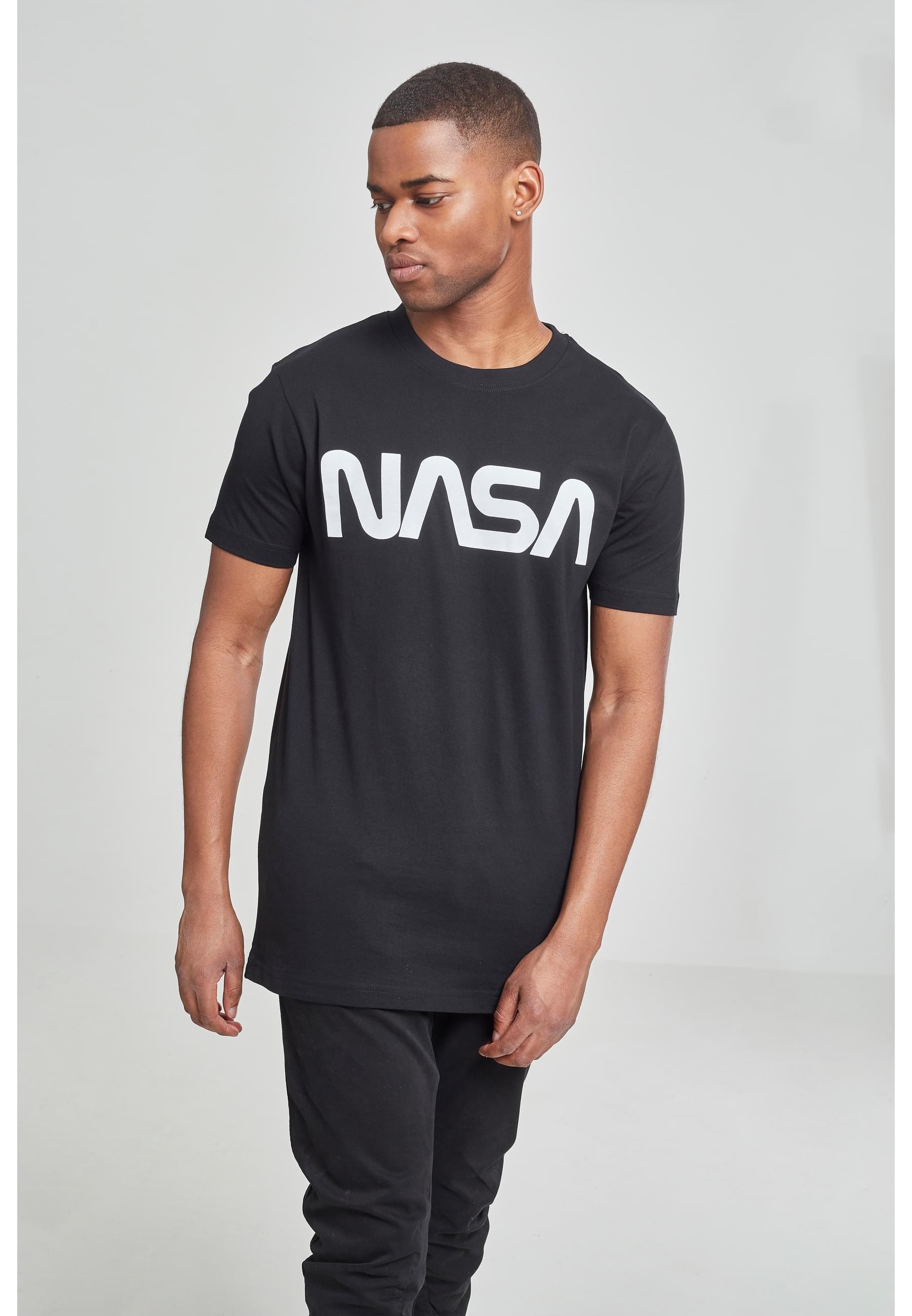 MisterTee T-Shirt »MisterTee Herren NASA Worm Tee« 1 Stk. tlg.