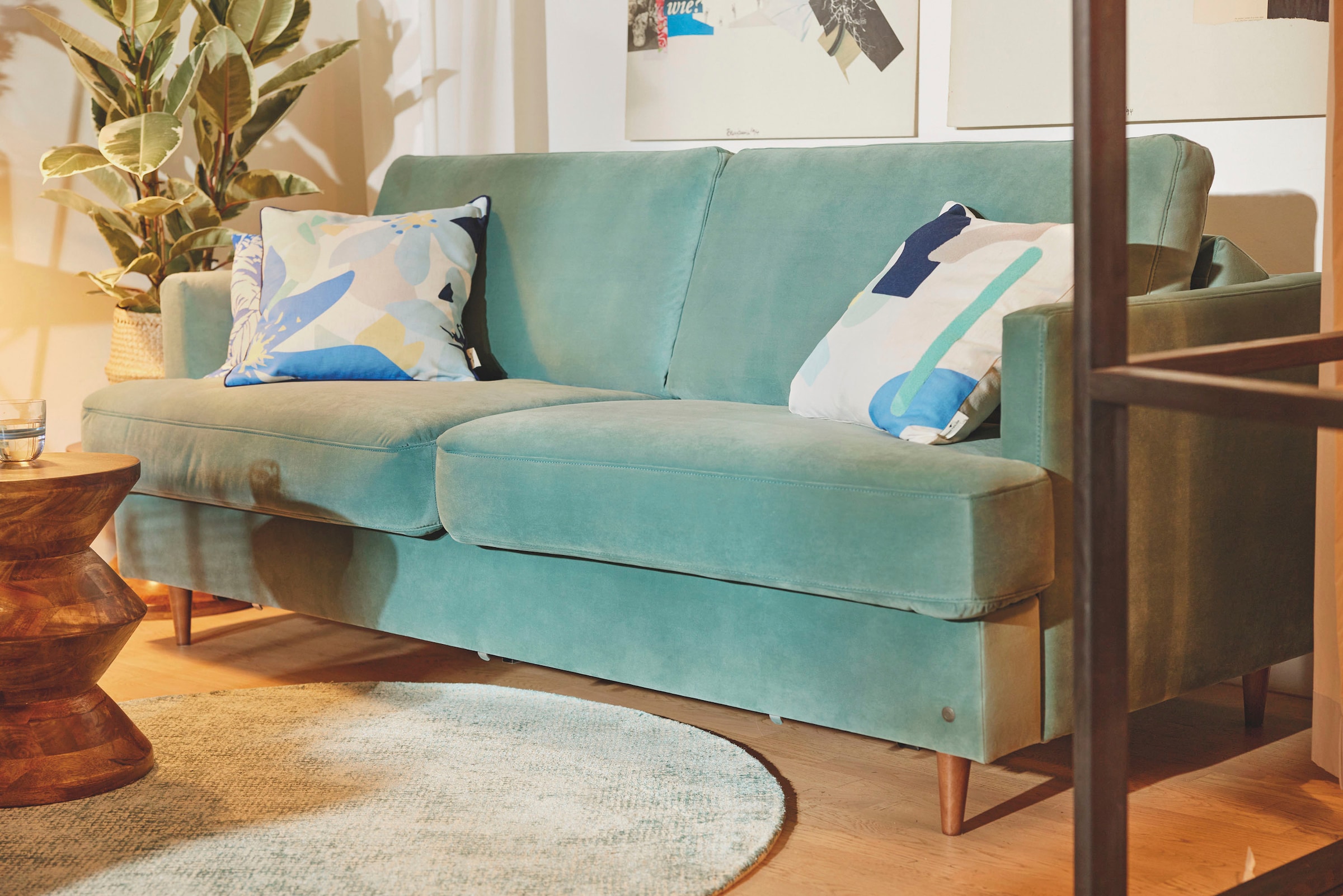 TOM TAILOR HOME Dekokissen »Floral«, mit frischem Blütenmotiv, Kissenhülle ohne Füllung, 1 Stück