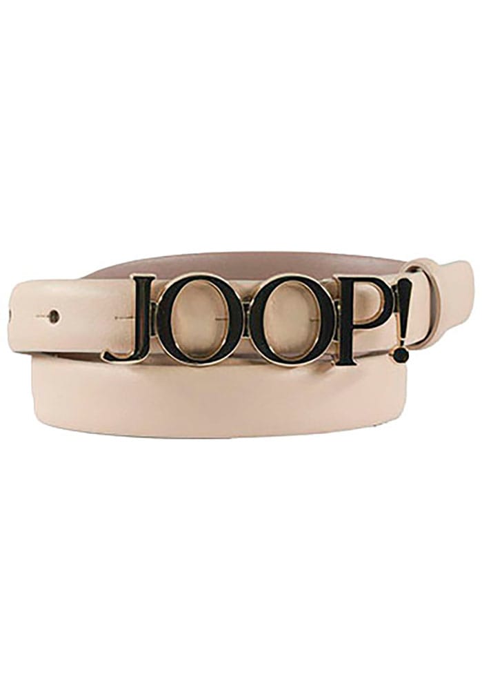 JOOP! Ledergürtel mit Logo-Pinschließe, Breite 2 cm