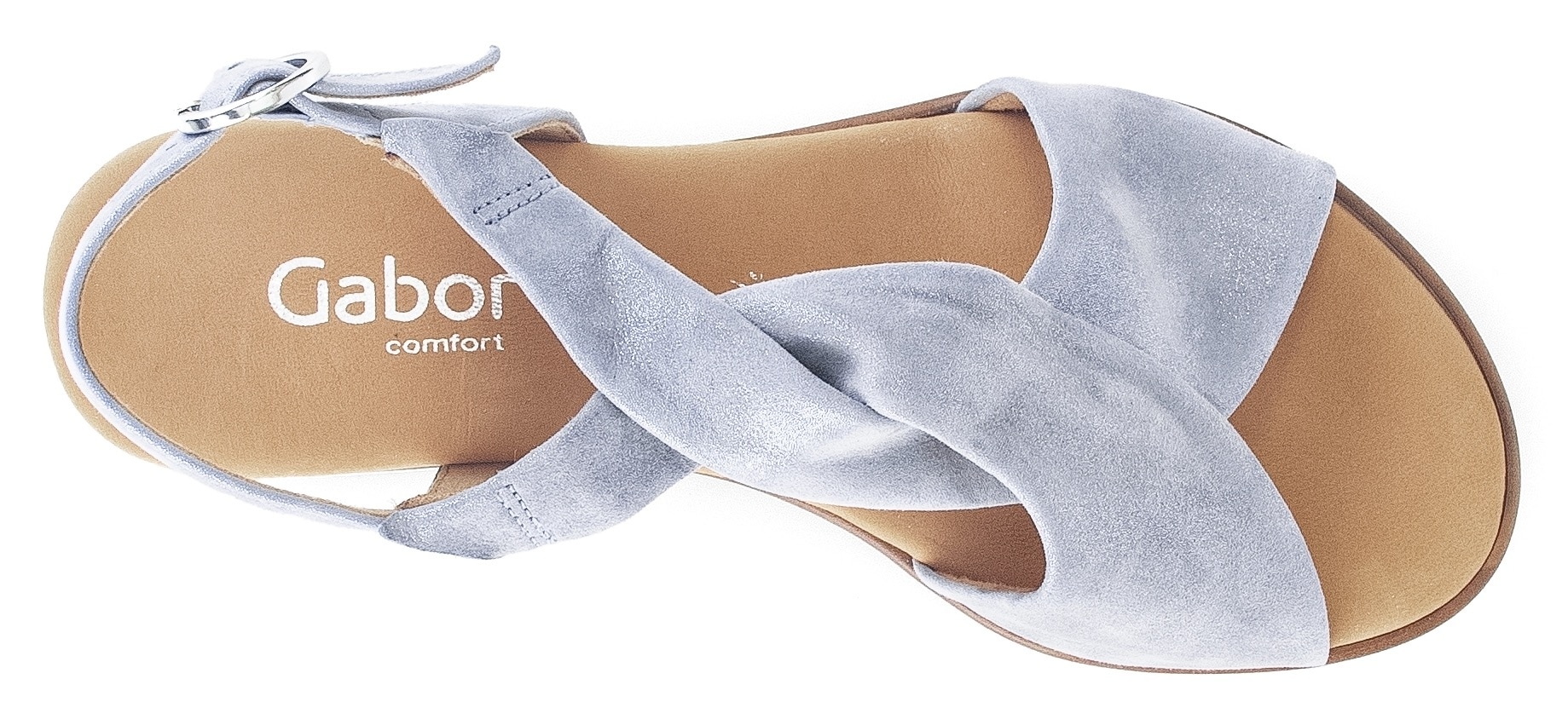 Gabor Sandalette »GENUA«  , Sommerschuh, Sandale, Keilabsatz, mit verstellbarem Fersenriemchen