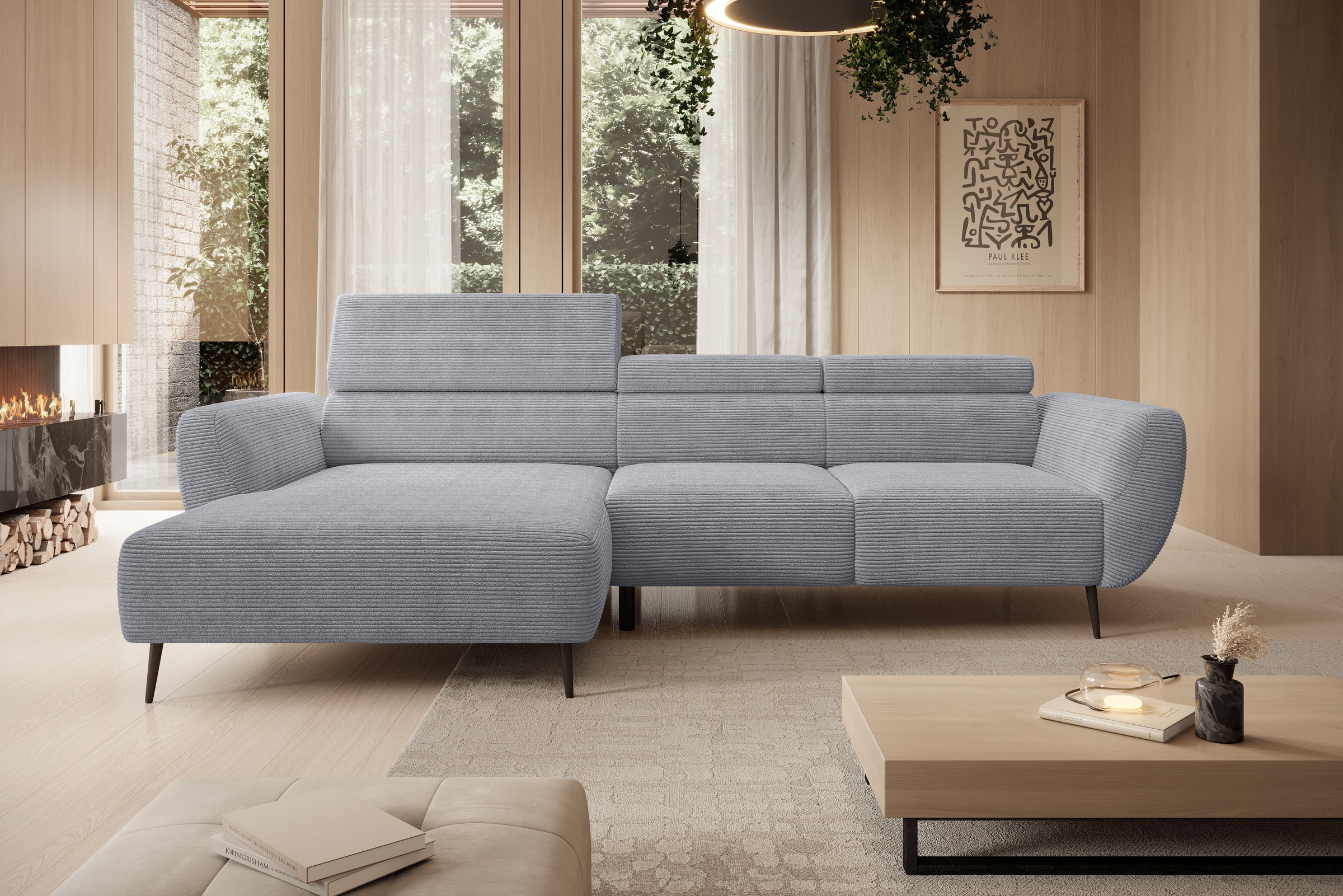 WERK2 Ecksofa »Alisson, mit elektrischer Sitztiefenverstellung, L-Form, Bre günstig online kaufen