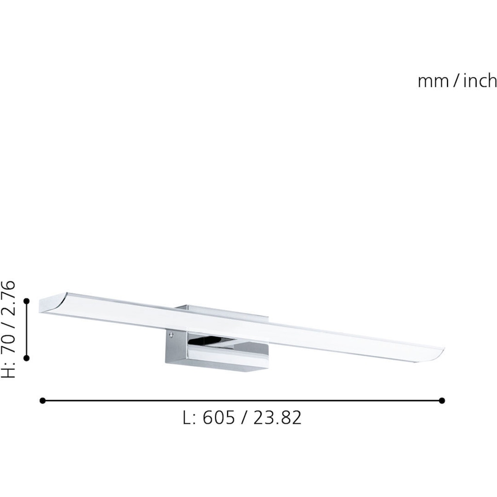 EGLO LED Bad-Spiegelleuchte »TABIANO«, inkl. fest integriertem LED Leuchtmittel