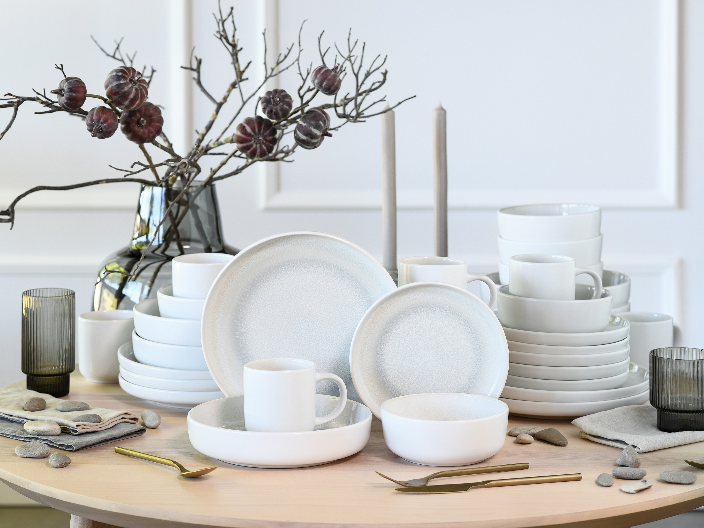 OTTO home Kombiservice »modernes Geschirr-Set, Service Lykk« hohe Haltbarke günstig online kaufen