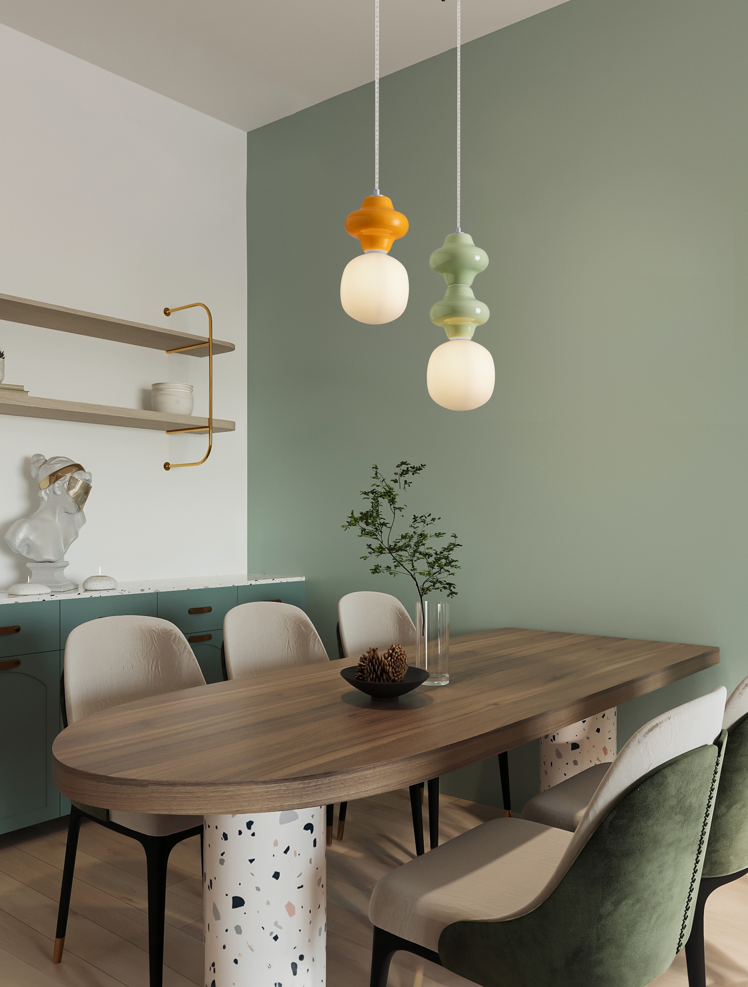 Nova Luce Pendelleuchte »CLIO« E14 1 Stk.