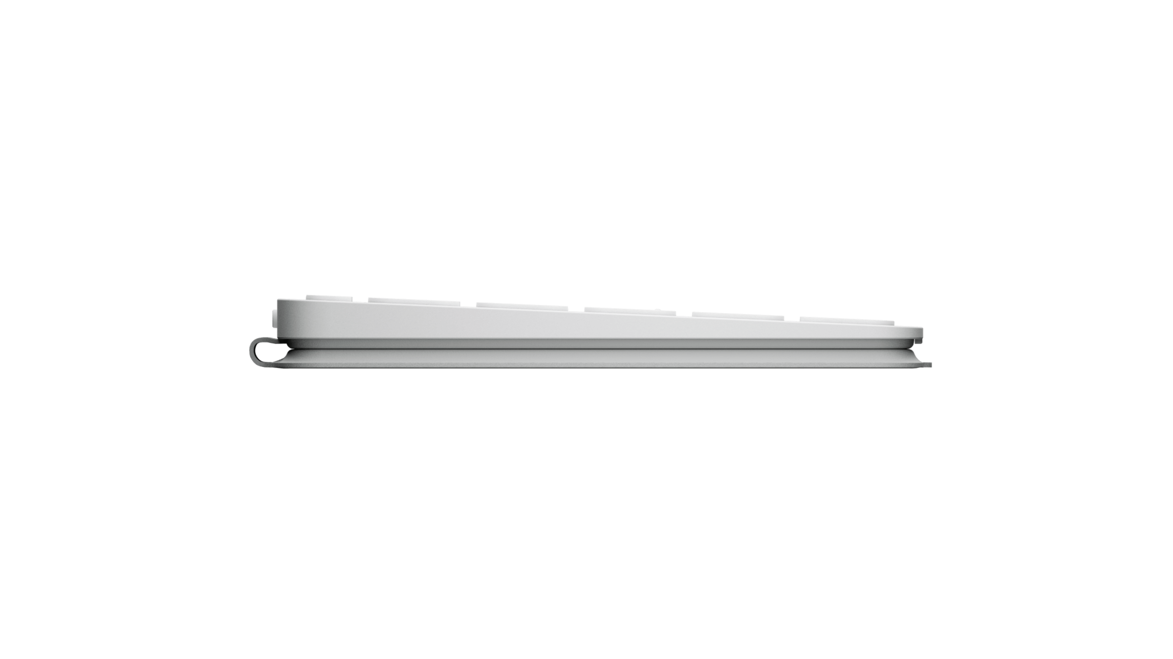 Logitech Gaming-Tastatur »Keys-To-Go 2 - PALE GREY - DEU - BT - N/A - WESTMID-511-APPLE«, Bluetooth Low Energy technology