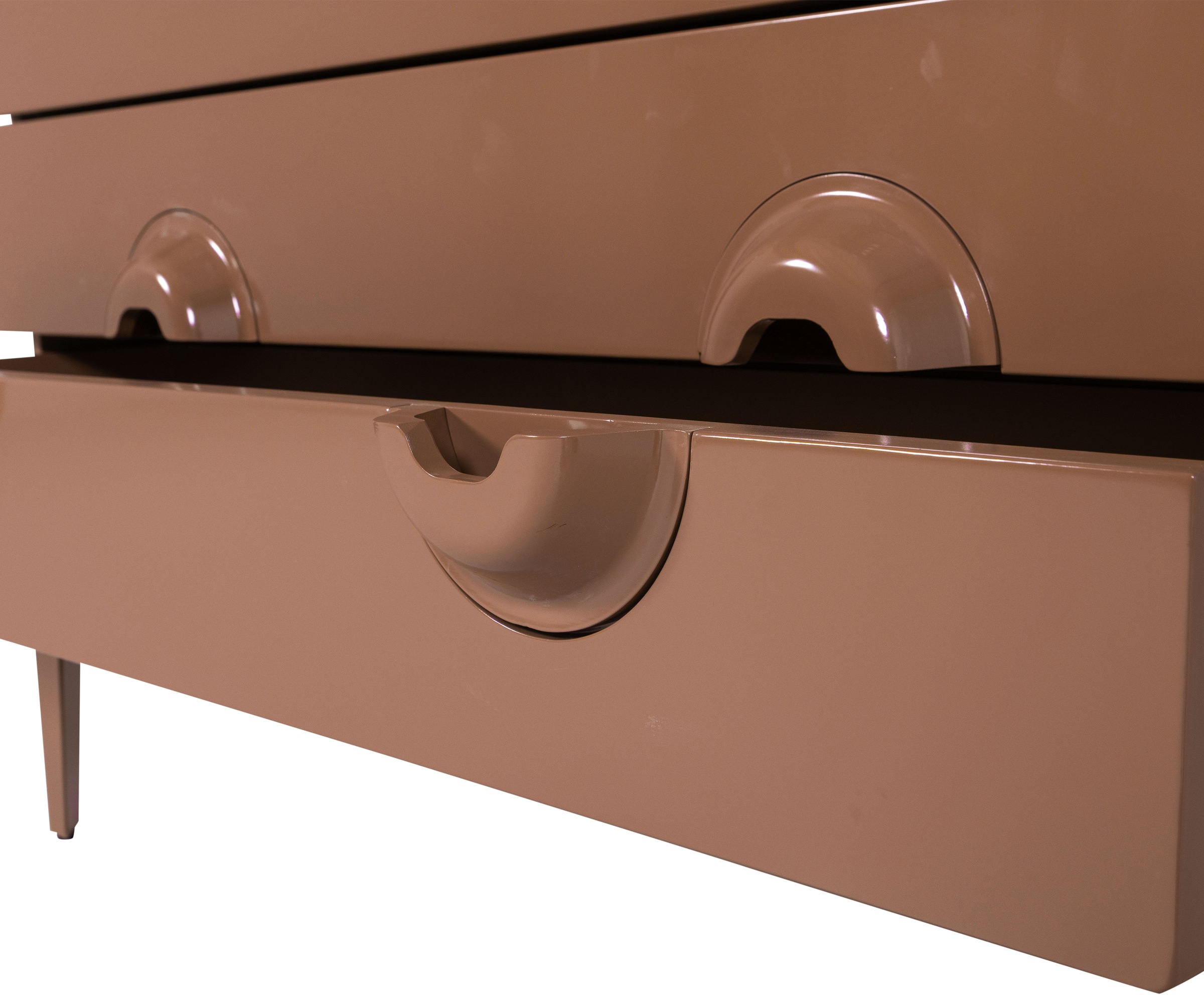 WOOOD Sideboard »Merge mit Eukalyptusholz und Dämpfung Funktion B 110 x T 44 x H 89 cm« Tragkraft 150 kg, vollständig montiert geliefert, sichtbare Maserung
