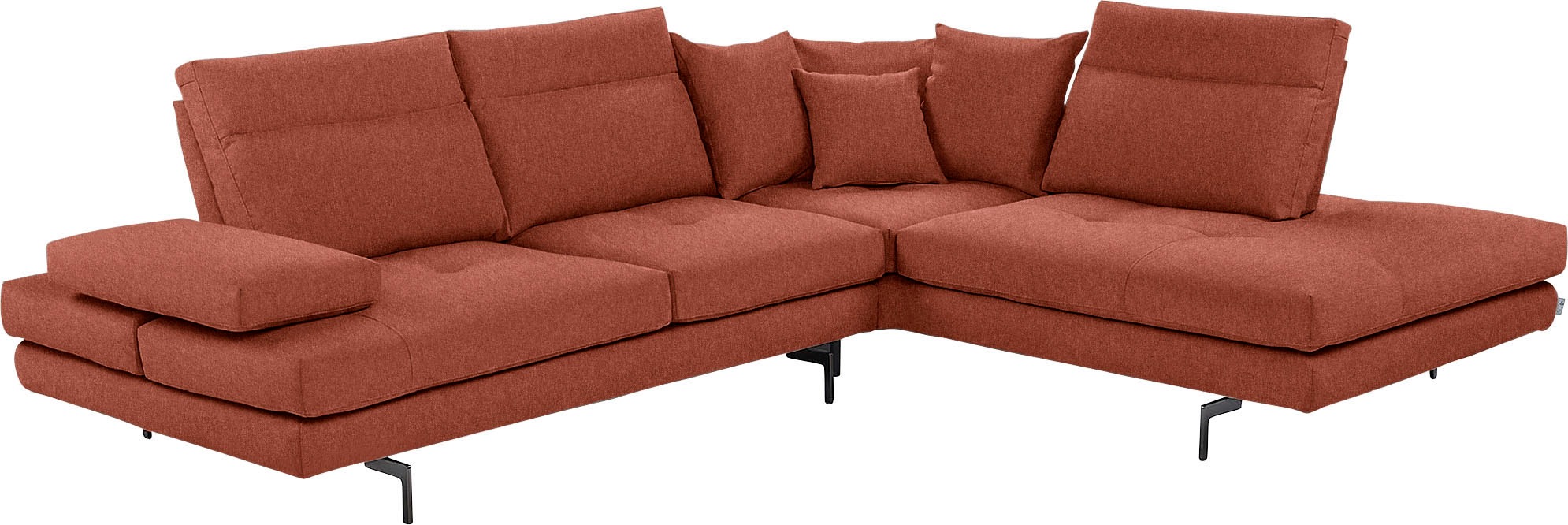 CALIA ITALIA Ecksofa »Toby Wing, Komfortsofa mit Sitzkomfort der Extraklass günstig online kaufen