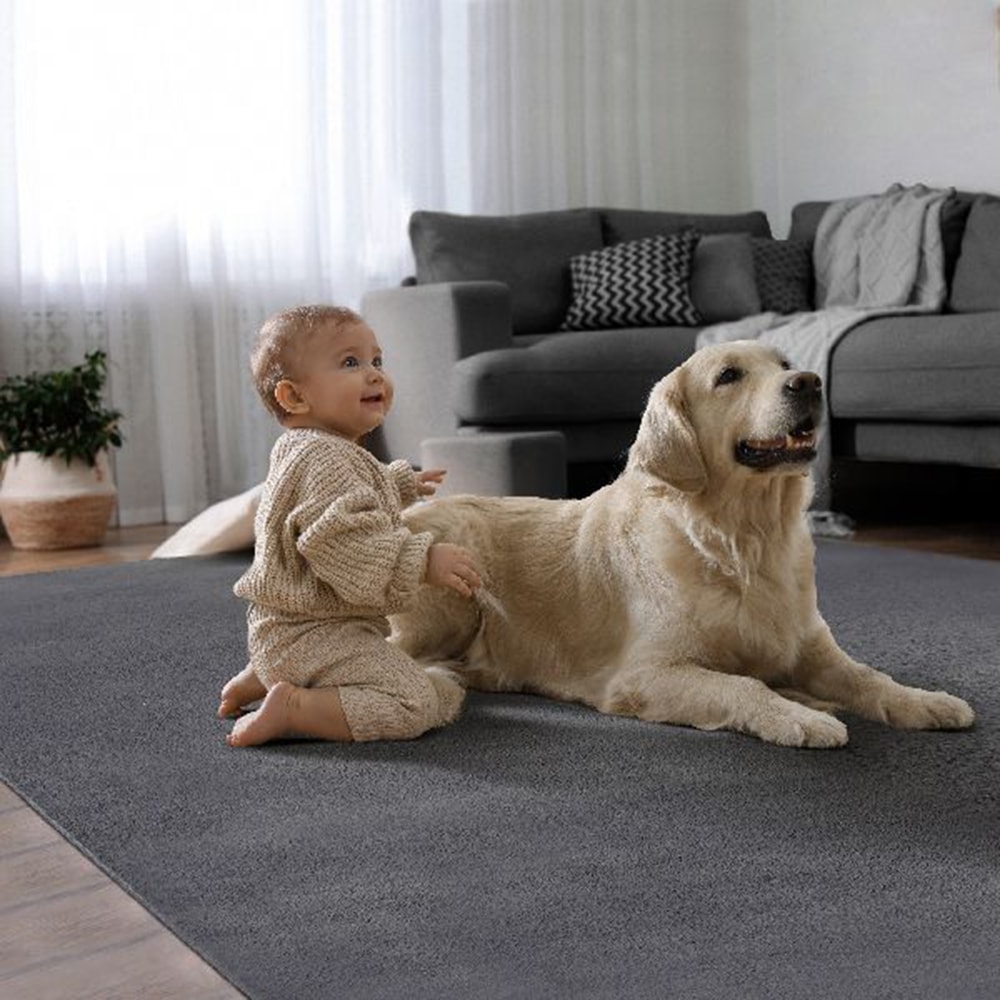 the carpet Teppich »Cosy«, rund, 11 mm Höhe, Wohnzimmer Teppich Fell-Optik waschbar elegant