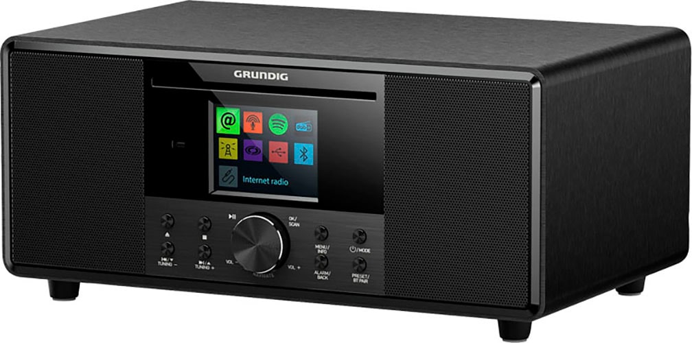 Grundig Digitalradio (DAB+) »DTR 7000«, (Bluetooth-WLAN Digitalradio (DAB+)-FM-Tuner mit RDS 32 W)