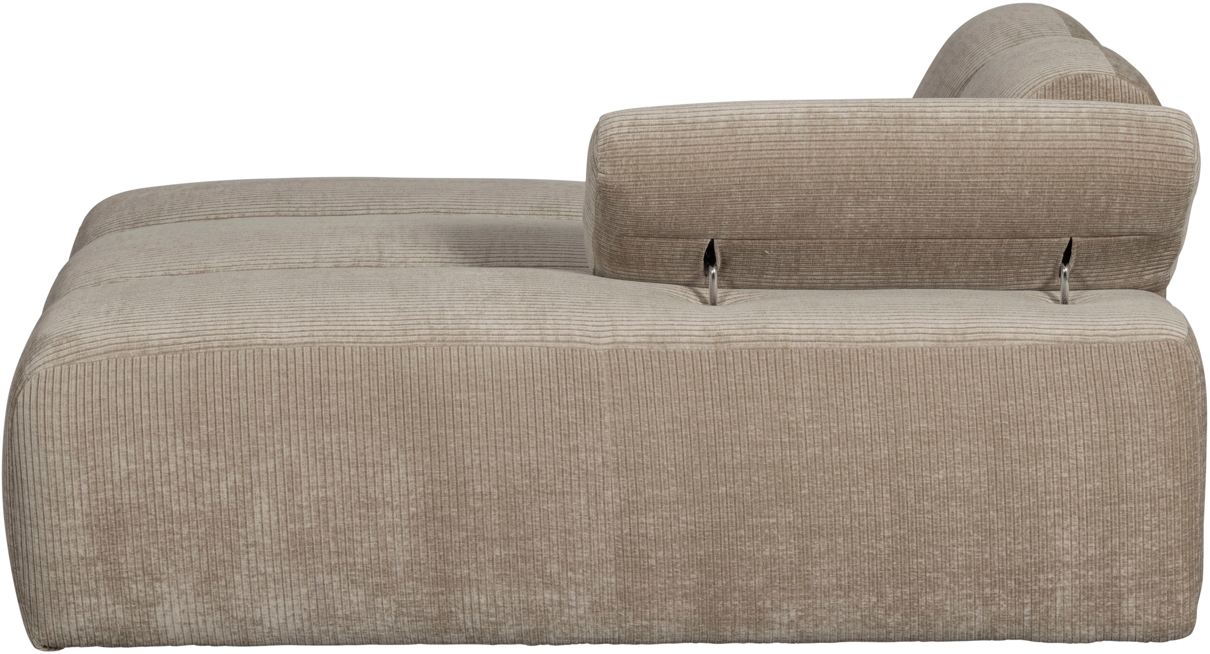 WOOOD Sofaelement »Mojo Bouclé-Bezug mit verstellbarer Armlehne B 124 x D 97 x H 74 cm« Maximale Verschleißfestigkeit, Tragkraft 120 kg, montiert geliefert