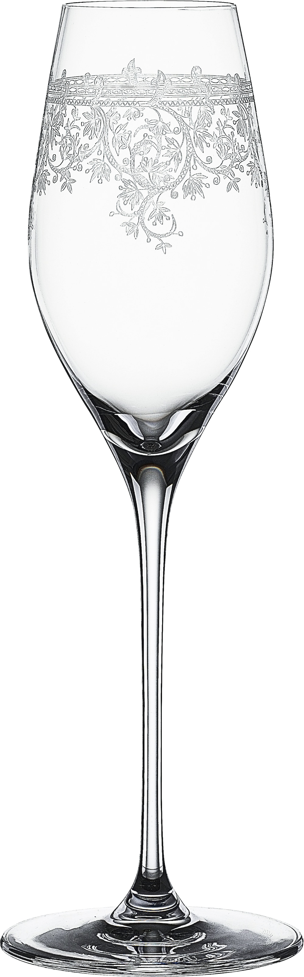 SPIEGELAU Champagnerglas »Arabesque«, (Set, 6 tlg., 6x Champagnergäser), 300 ml, 6-teilig, Made in Europe