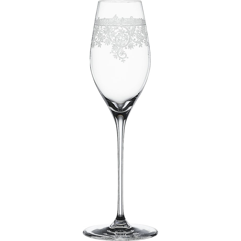 SPIEGELAU Champagnerglas »Arabesque«, (Set, 6 tlg., 6x Champagnergäser)