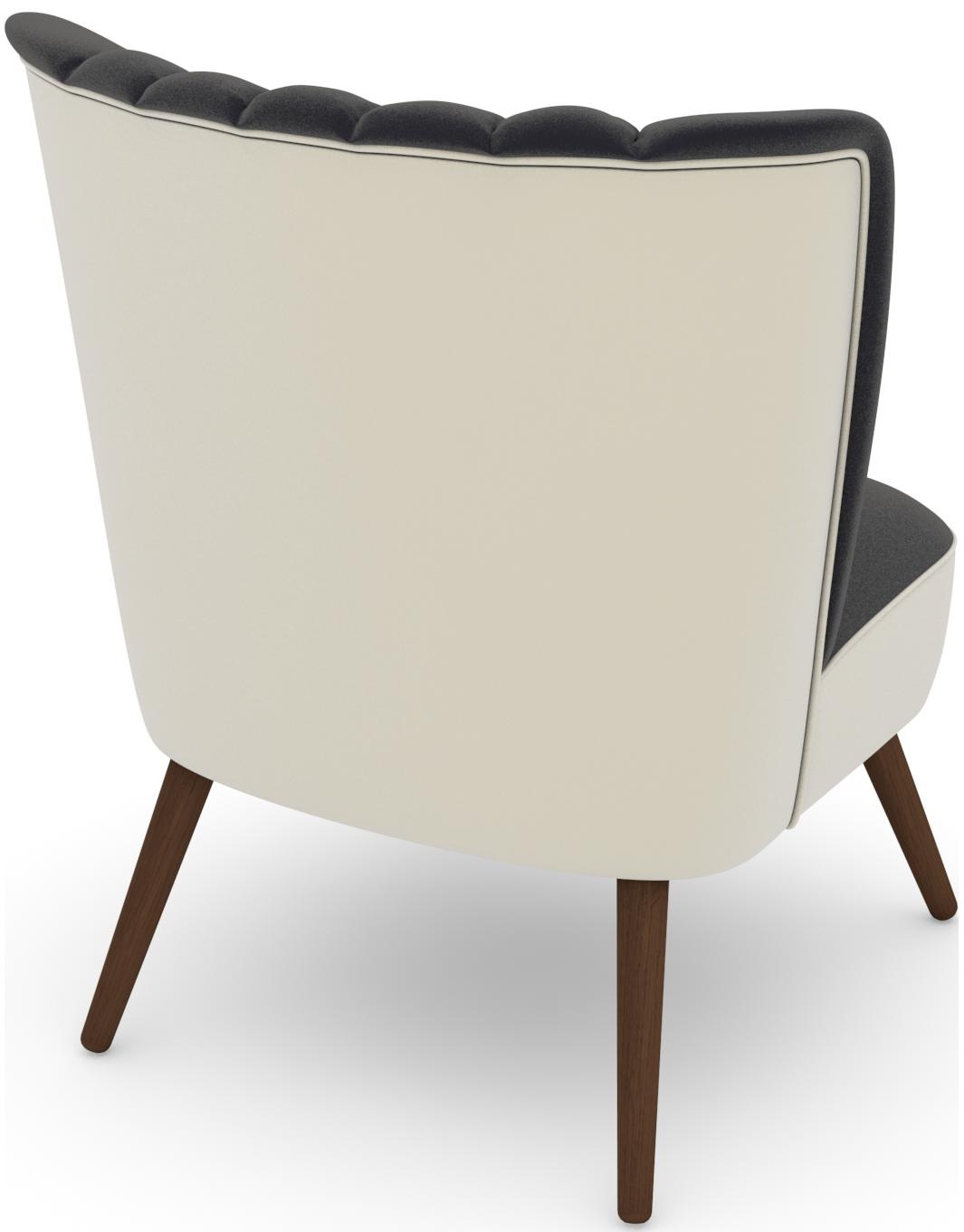 Max Winzer® Sessel »build-a-chair Aspen, Loungesessel mit Samtvelours Bezug,«, im Retrolook, zum Selbstgestalten