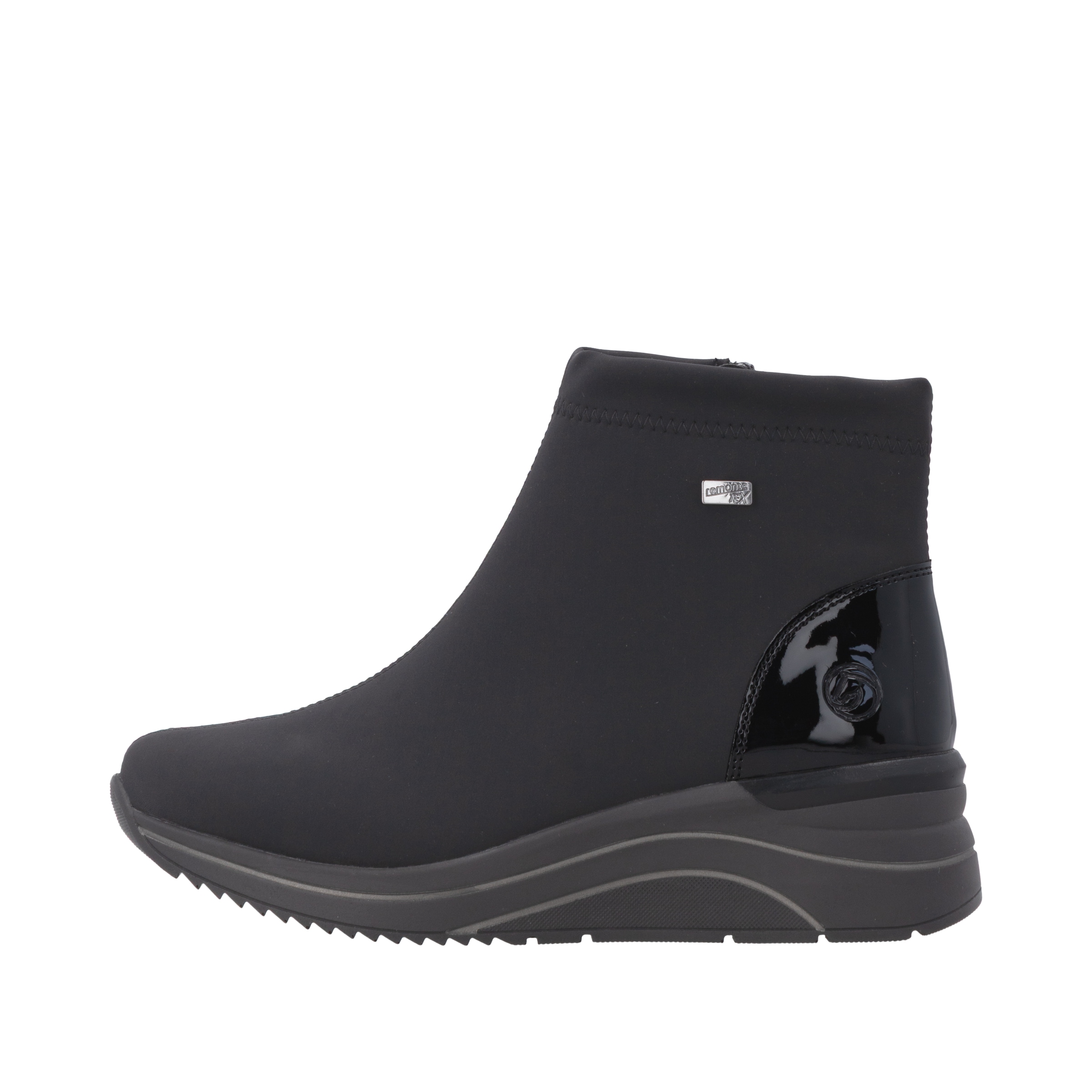 Remonte Keilstiefelette  Reißverschluss-Boots mit wasserabweisender TEX-Membrane
