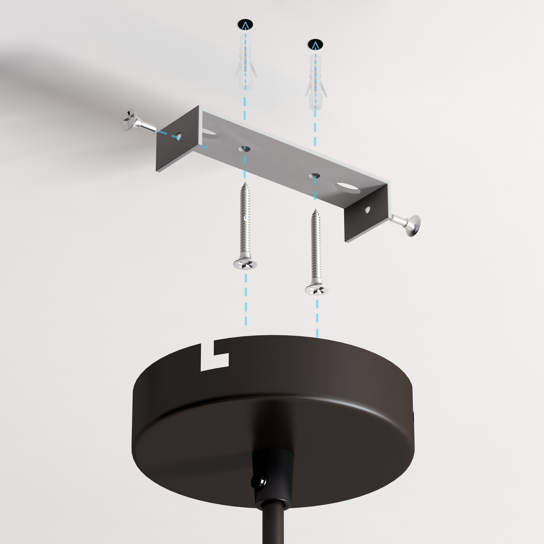 B.K.Licht Pendelleuchte »Auriga«, 2 flammig, Leuchtmittel E27 | ohne Leuchtmittel, LED Design Hängelampe schwarz-gold Hänge-Leuchte Küche Deckenlampe E27