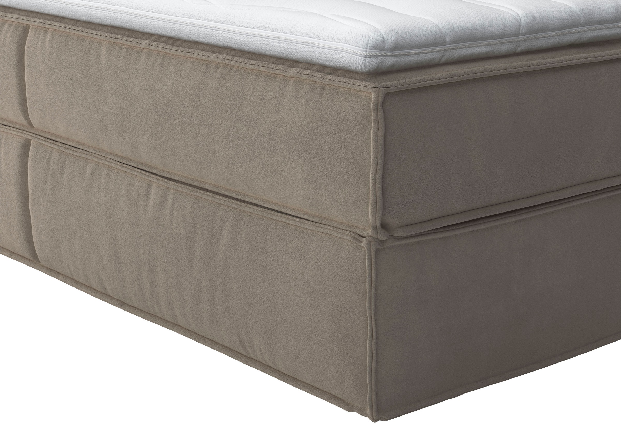 Home affaire Boxspringbett »Sacy«, Boxbett inkl. Topper, 2 Matratzen, Härtegrade H2, H3 und H4 wählbar