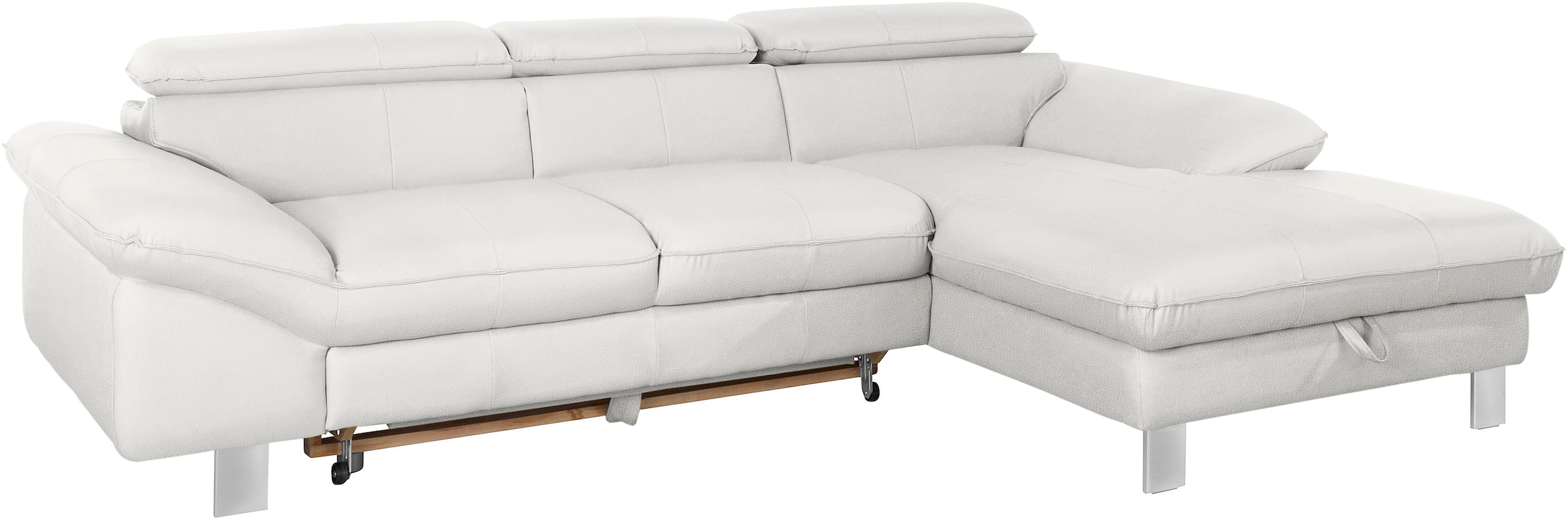 COTTA Ecksofa Driver, mit Kopfteilverstellung, wahlweise mit Bettfunktion